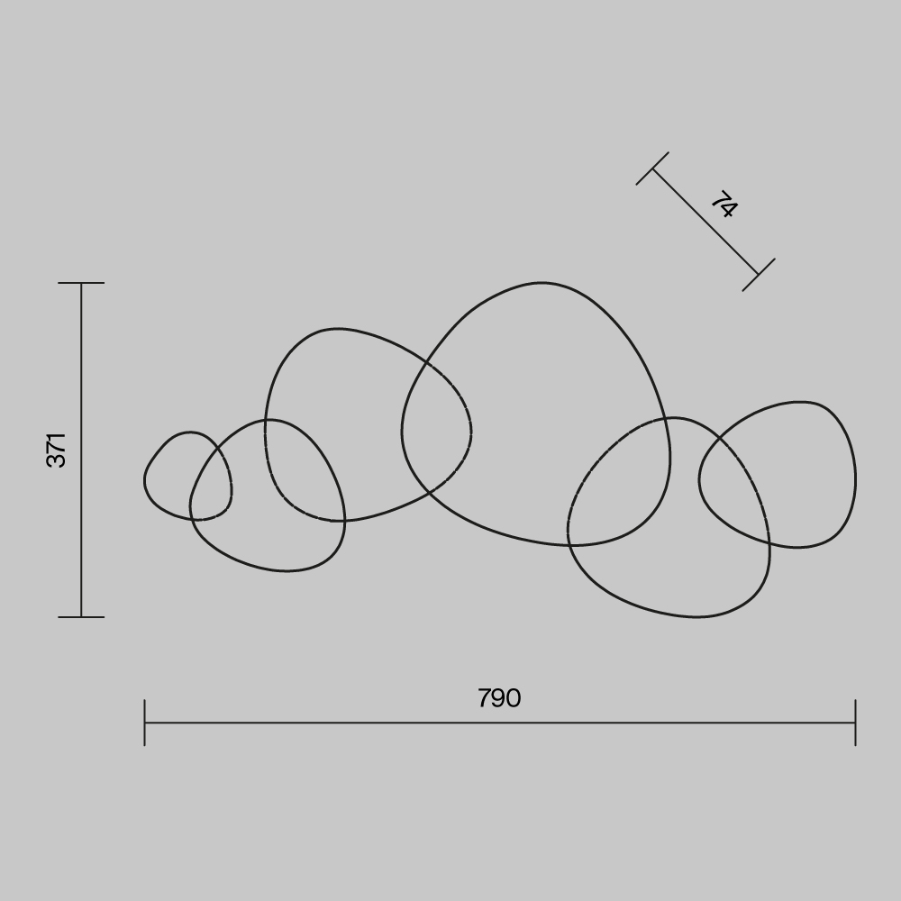 Настенный светильник (бра) Jack-stone 3000К 13Вт Настенный светильник (бра) Maytoni MOD314WL-L13G3K — изображение 2