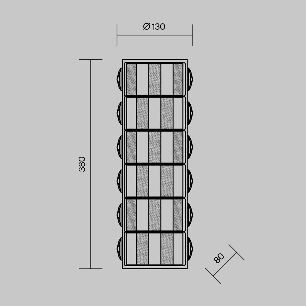 Настенный светильник (бра) Castello 3000К 17Вт Настенный светильник (бра) Maytoni MOD336WL-L35G3K — изображение 4