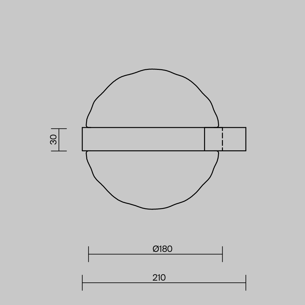 Настенный светильник (бра) Misterio 3000К 6Вт Настенный светильник (бра) Maytoni MOD379WL-L6B3K — изображение 2