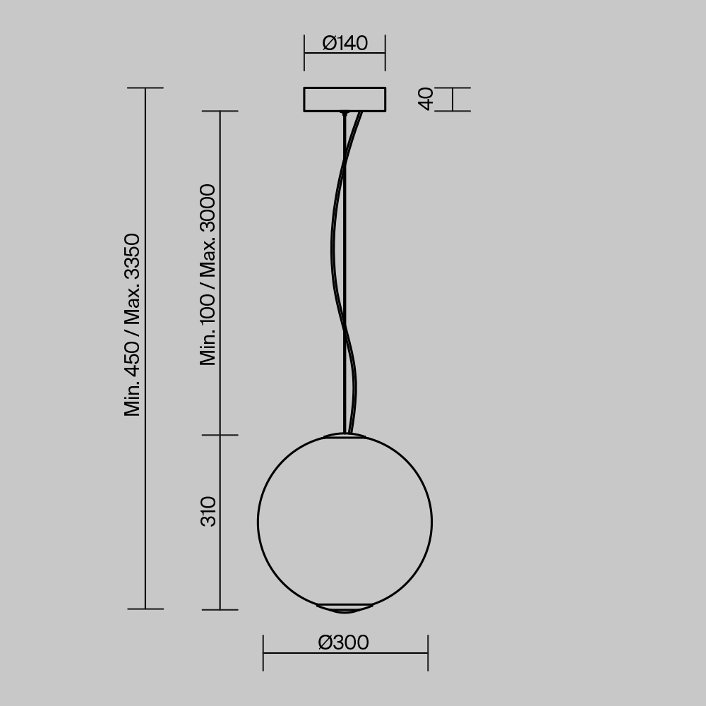 Подвесной светильник Bruma 3000К 15Вт Подвесной светильник Maytoni MOD397PL-L15CH3K — изображение 2