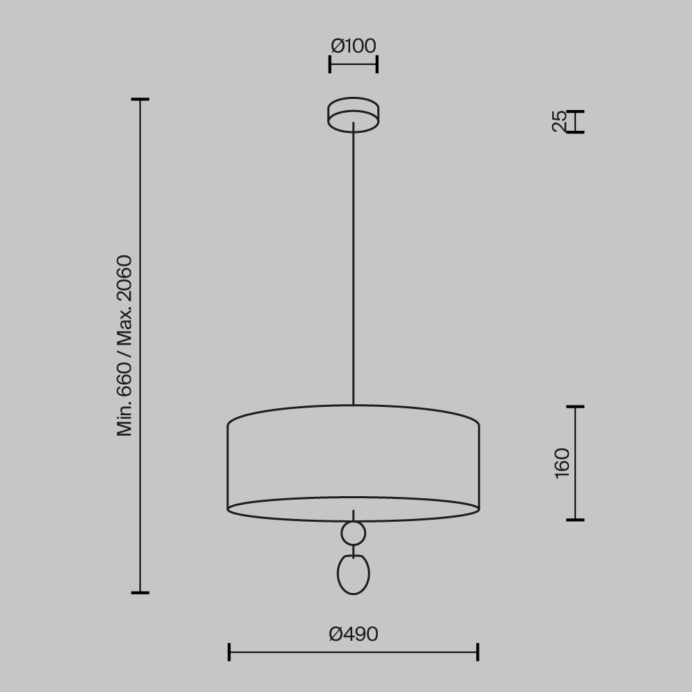Подвесной светильник Glamping E14x5 Подвесной светильник Maytoni MOD437PL-05B — изображение 4