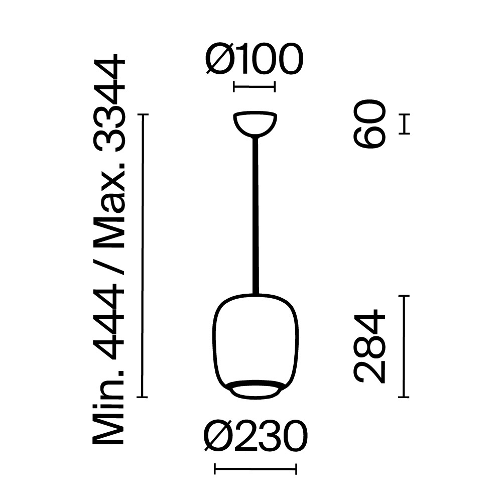Подвесной светильник Brio 3000К 12Вт Подвесной светильник Maytoni MOD466PL-L12GR3K — изображение 3