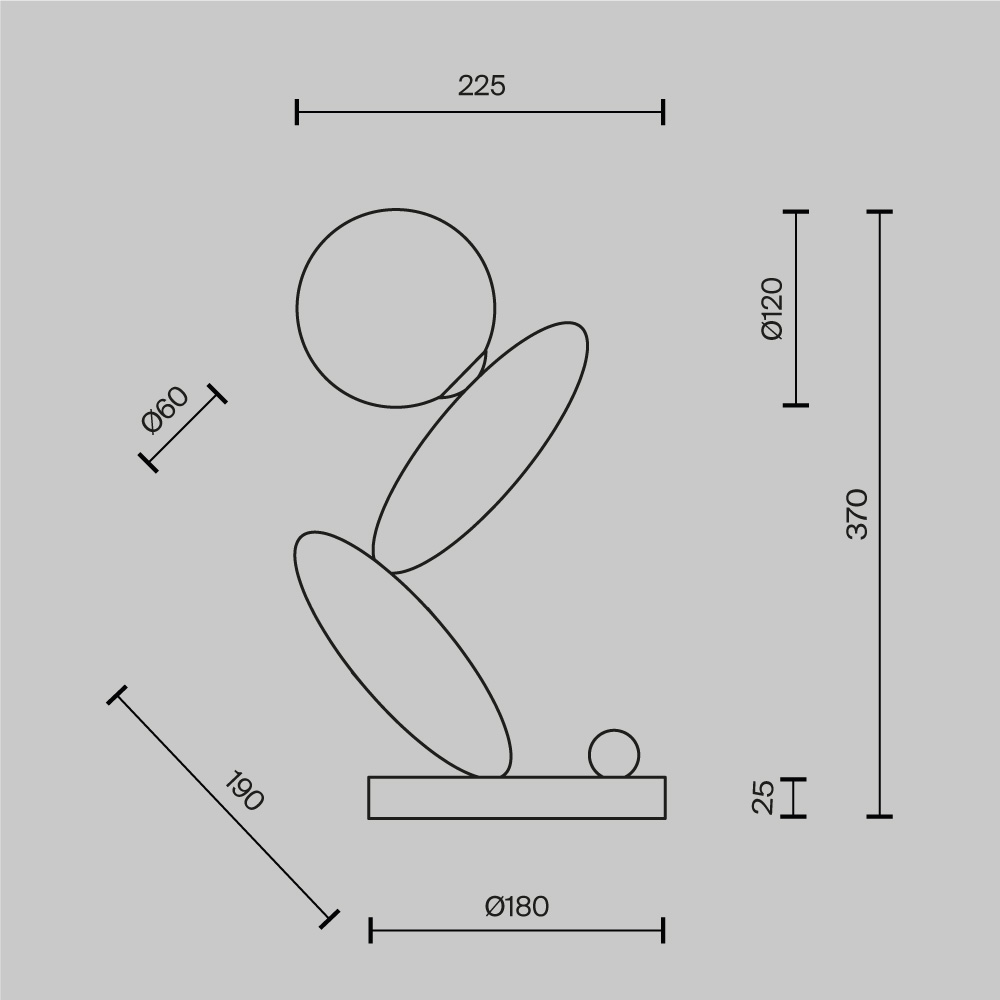 Настольный светильник Resonance 3000К 6Вт Настольный светильник Maytoni MOD482TL-L6C3K — изображение 4