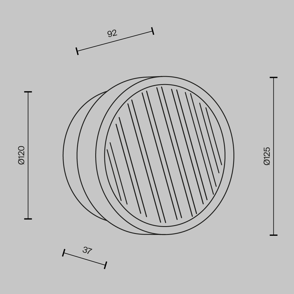 Настенный светильник (бра) Olo 2700-4000К 6Вт Настенный светильник (бра) Maytoni MOD493WL-L6BSK1 — изображение 3