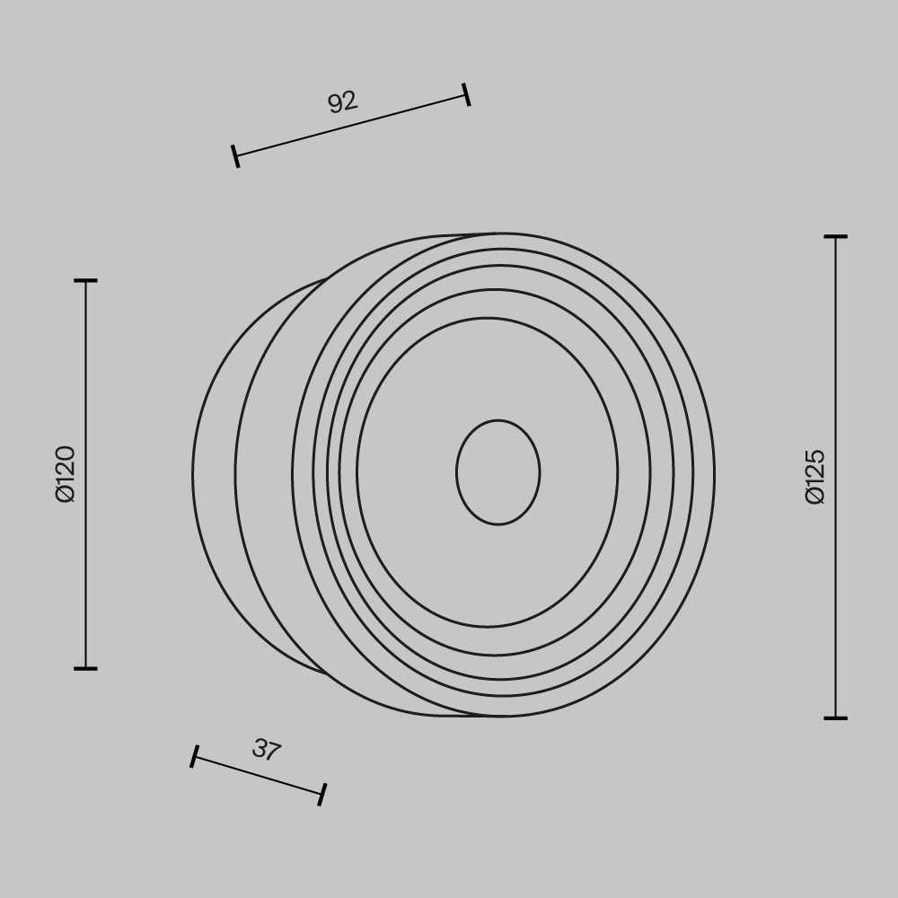Настенный светильник (бра) Olo 2700-4000К 6Вт Настенный светильник (бра) Maytoni MOD493WL-L6BSK2 — изображение 3