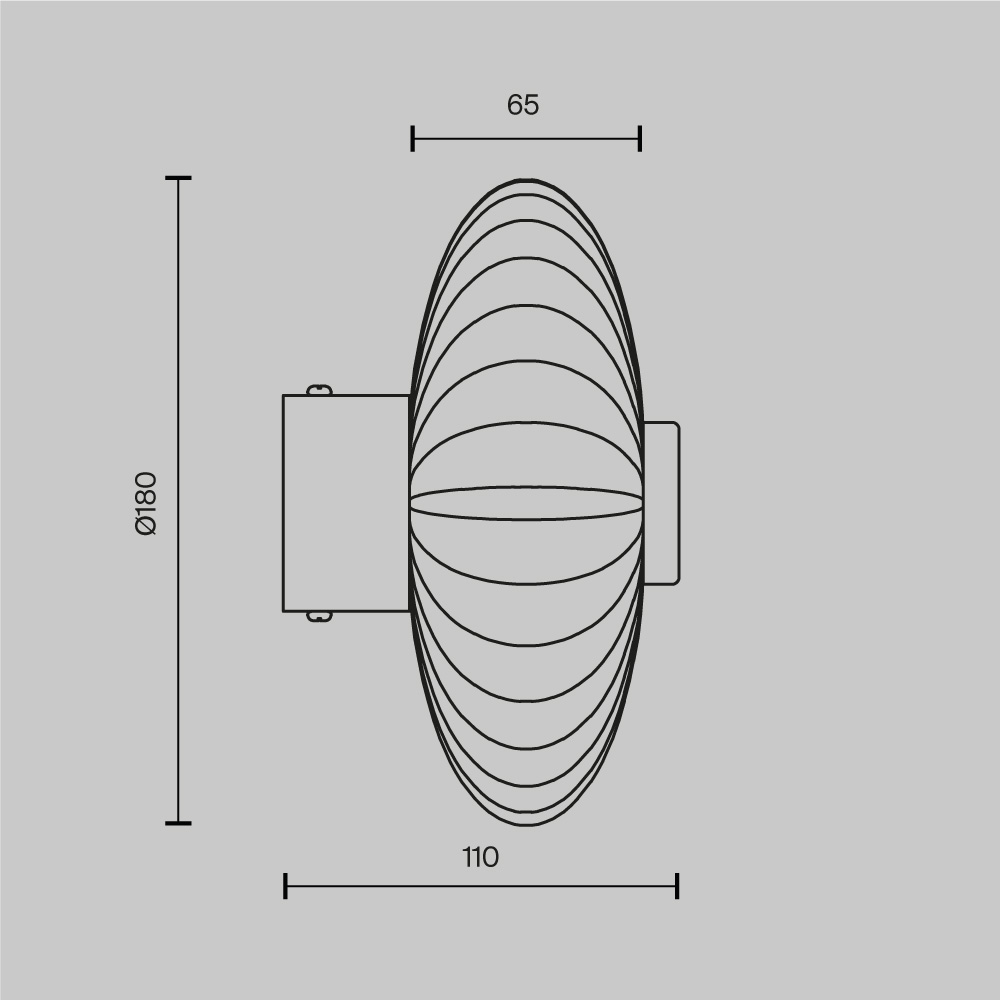 Настенный светильник (бра) Amulet 4000К 2Вт Настенный светильник (бра) Maytoni MOD555WL-L4CH4K — изображение 2