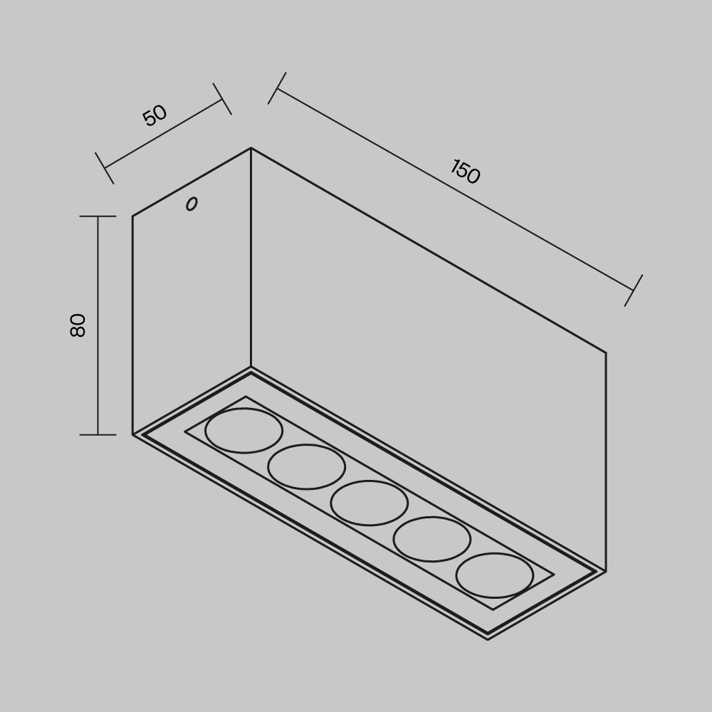 Потолочный светильник Ares 3000К 10Вт IP 54 Уличный потолочный светильник Outdoor O309CL-L10GF3K — изображение 2