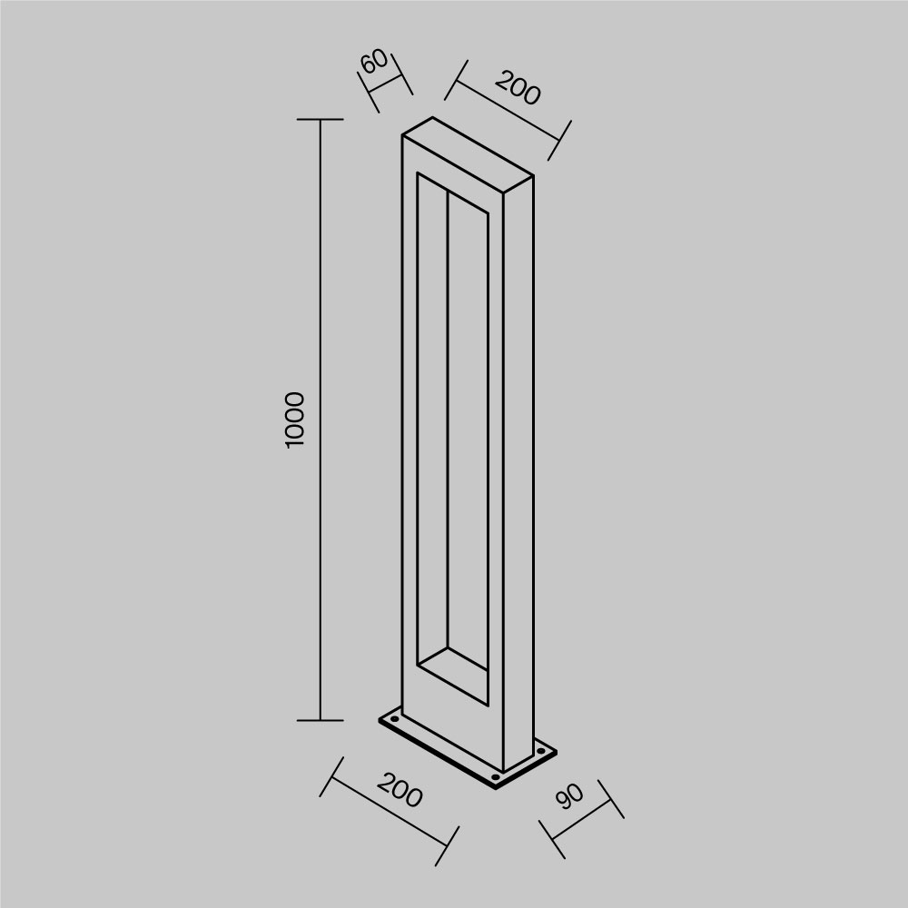 Ландшафтный светильник Bonn 3000К 10Вт IP 65 Ландшафтный светильник Outdoor O425FL-L10GF — изображение 2