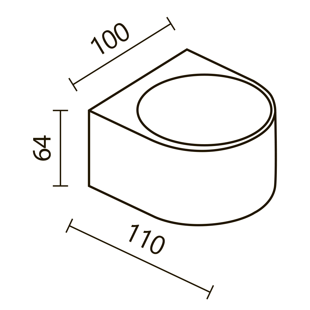 Архитектурная подсветка Blow 3000K 10Вт IP 54 Архитектурная подсветка Outdoor O435WL-L10GF3K — изображение 2