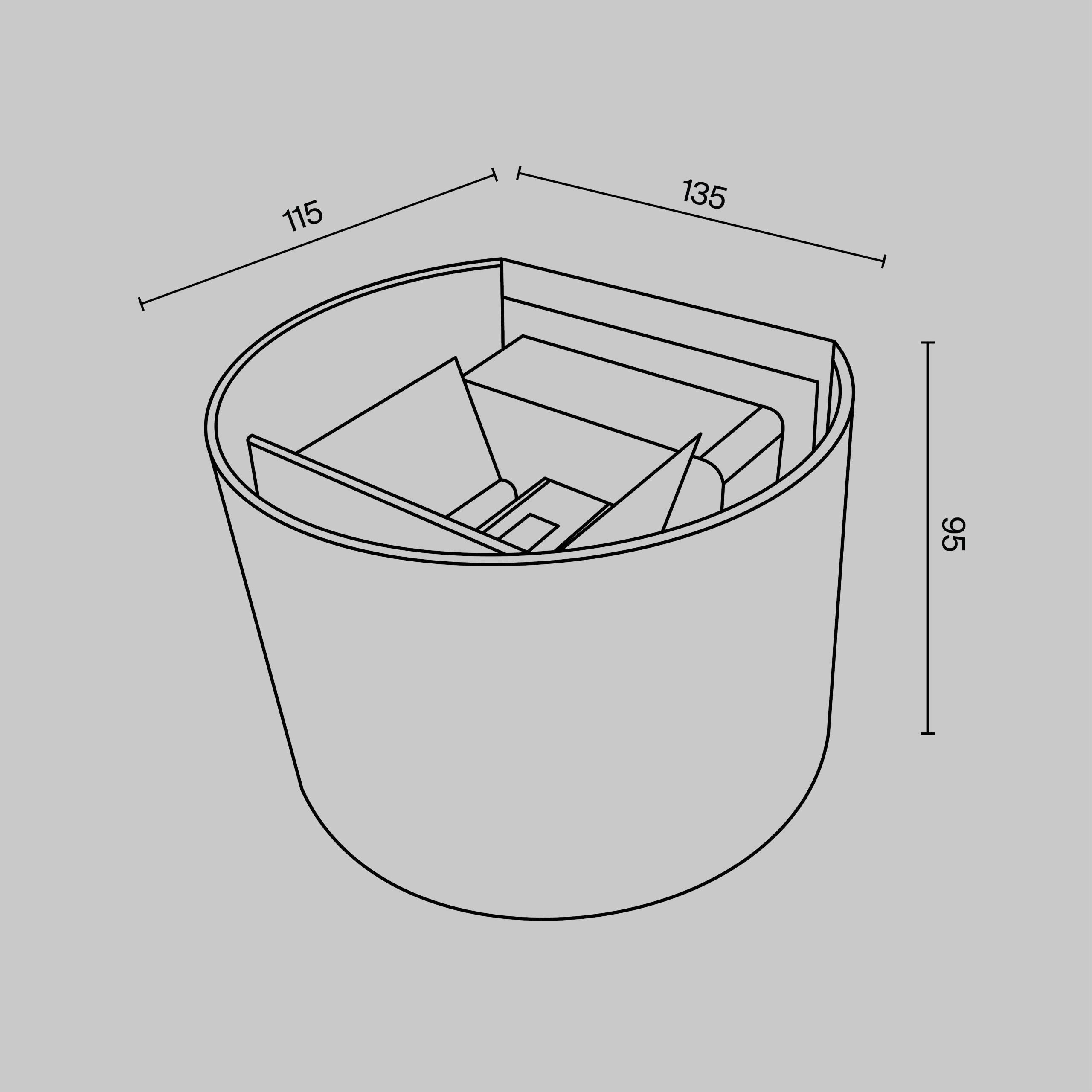 Архитектурная подсветка Fulton 3000К 6Вт IP 54 Архитектурная подсветка Outdoor O573WL-L6B — изображение 2