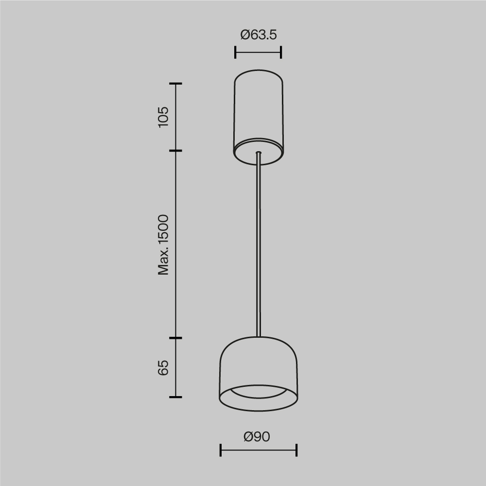 Подвесной светильник Comfy 3000K 12Вт 60° Подвесной светильник Technical P113-L12-3K-W — изображение 4