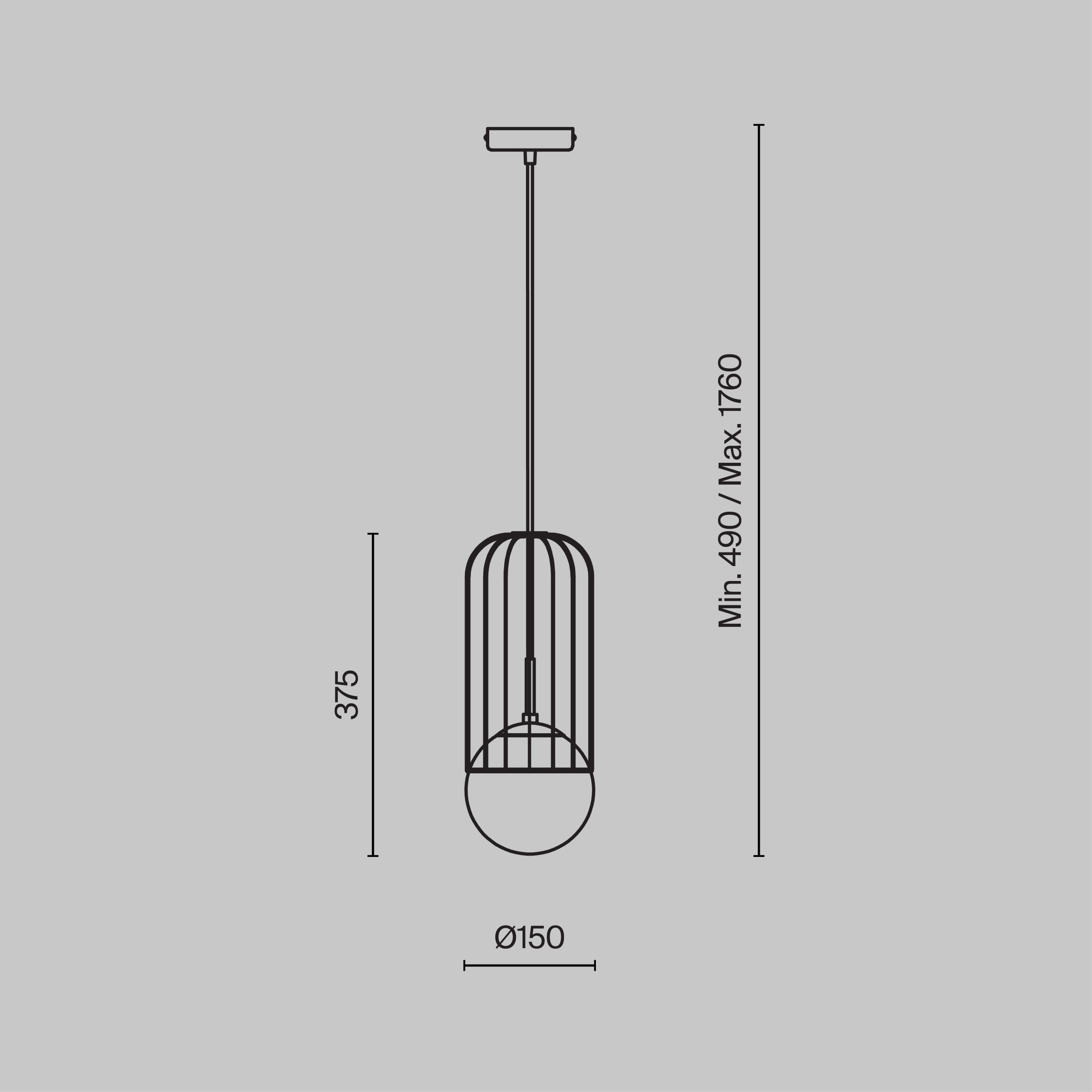 Подвесной светильник Telford E27х1 60Вт Подвесной светильник Maytoni P362PL-01G — изображение 2