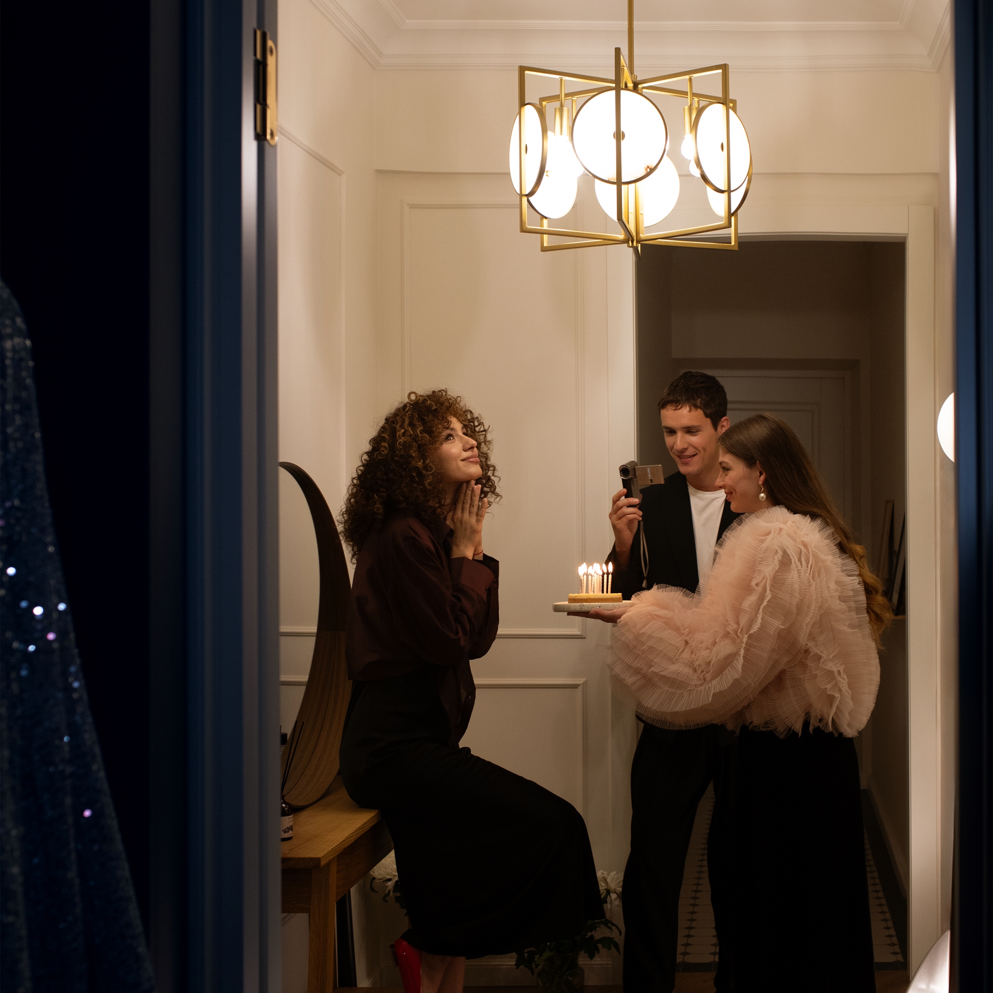 Подвесной светильник Marmo E14х6 Подвесной светильник Maytoni MOD099PL-06G — изображение 4