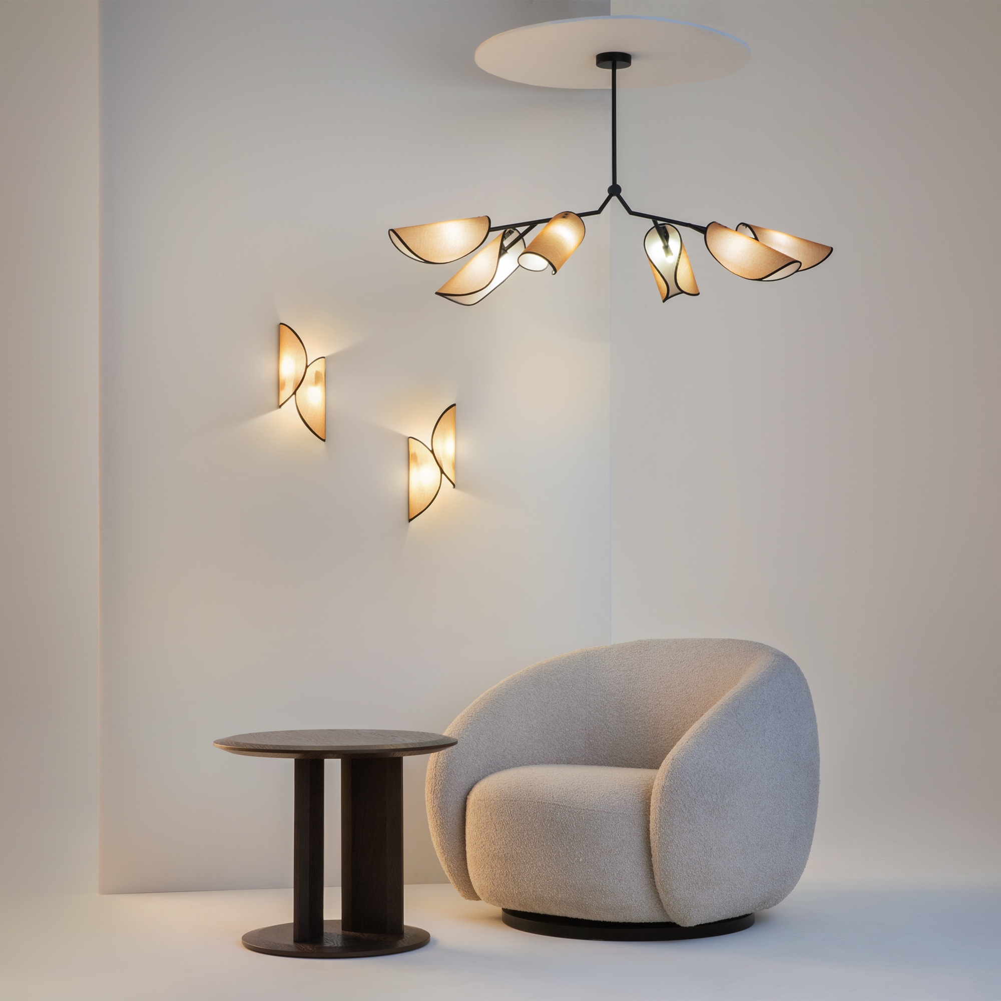 Подвесной светильник Organic G9х6 Подвесной светильник Maytoni MOD225PL-06B — изображение 4