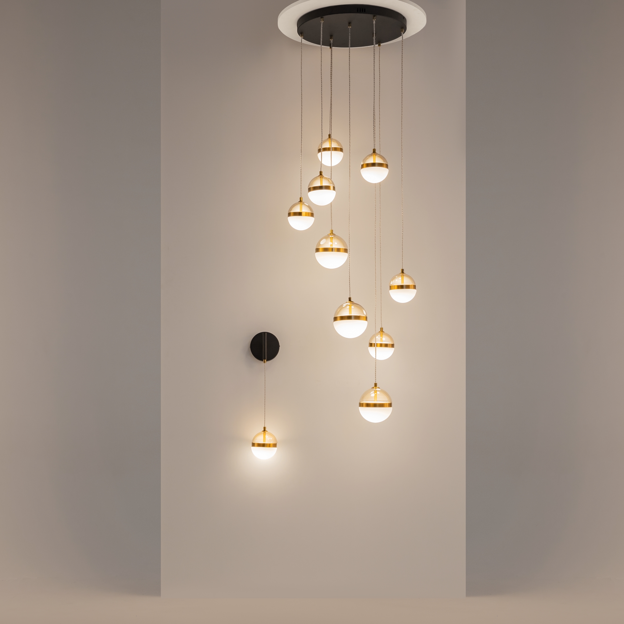 Подвесной светильник Area 3000К 120Вт Подвесной светильник Maytoni MOD295PL-L120BBS3K — изображение 4