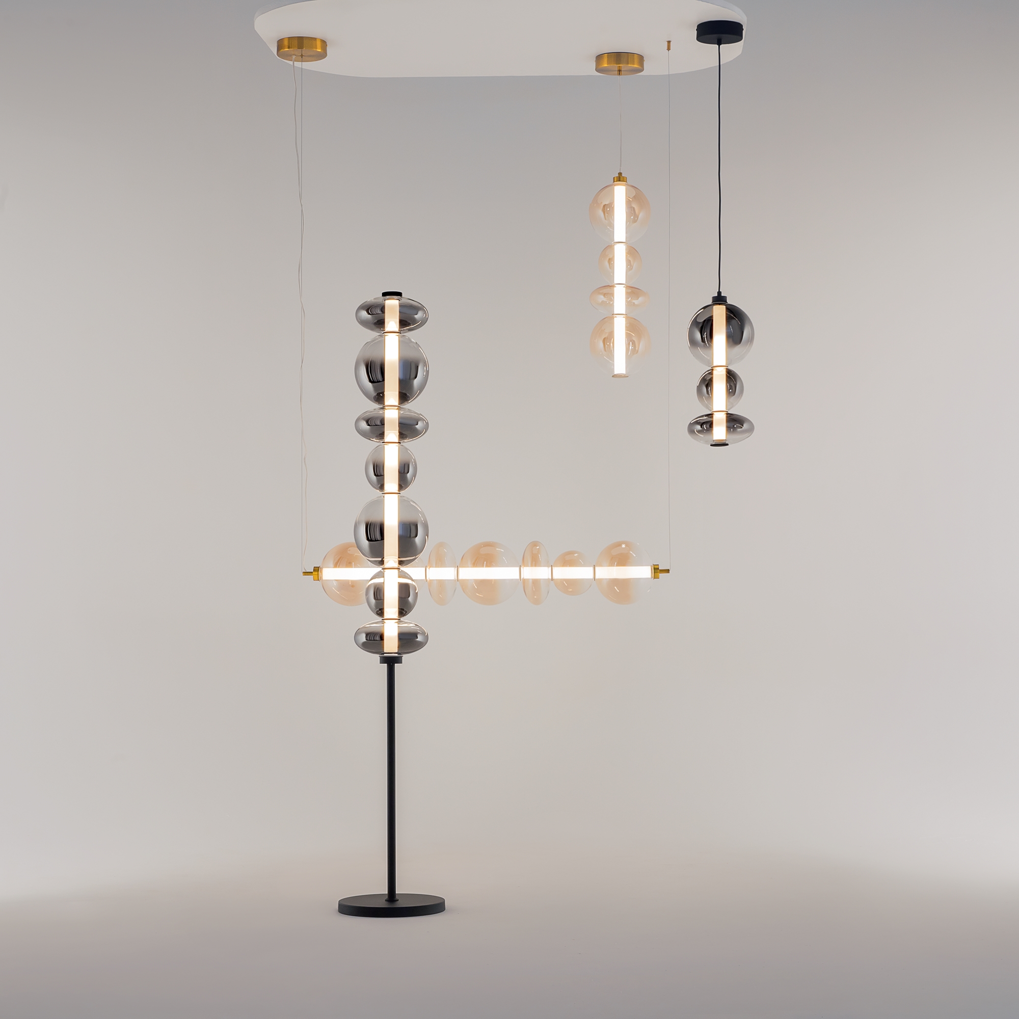 Подвесной светильник Futuro 3000К 24Вт Подвесной светильник Maytoni MOD307PL-L24BS3K — изображение 3