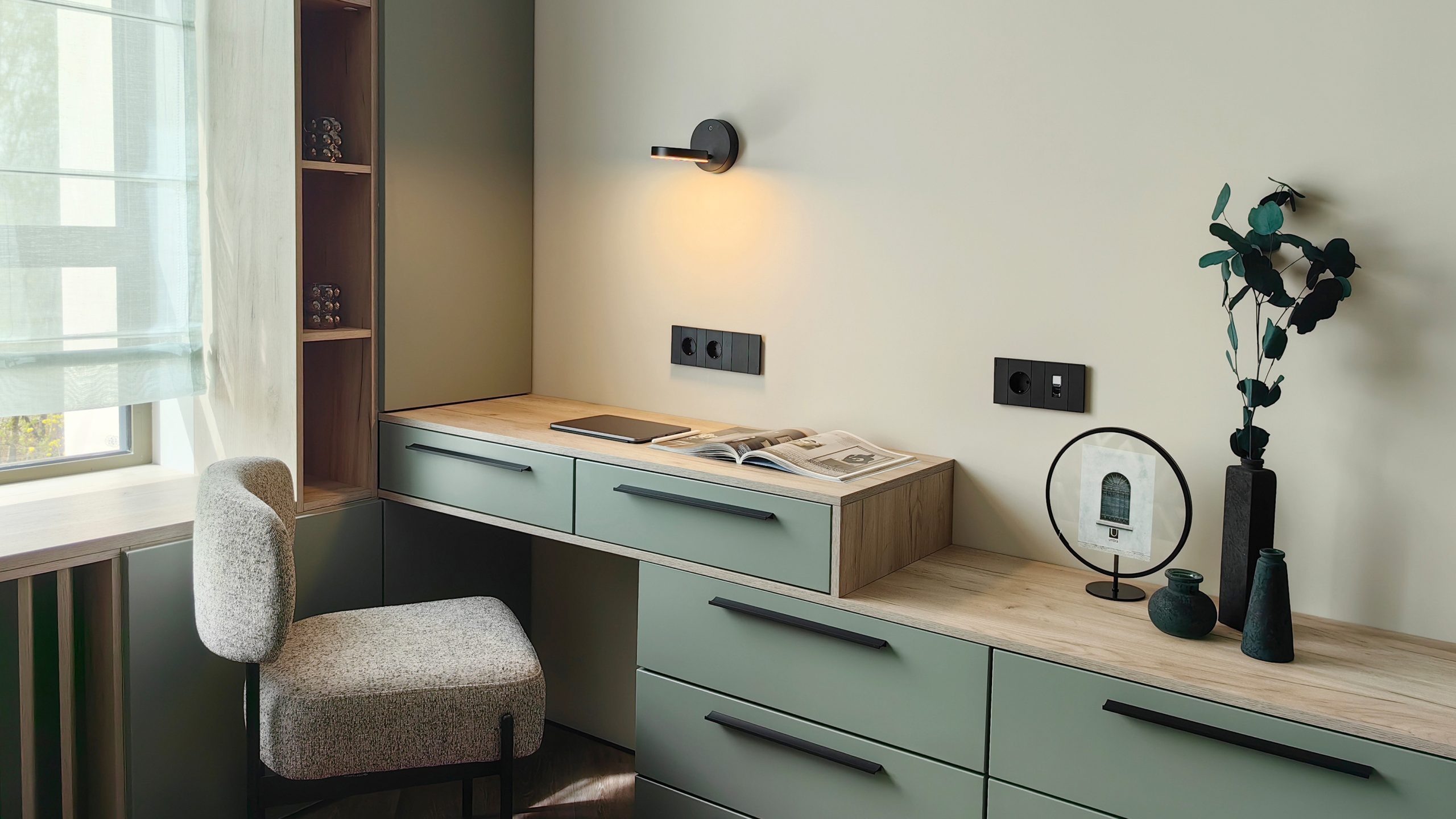 Настенный светильник (бра) Fad 3000К 6Вт Настенный светильник (бра) Maytoni MOD070WL-L8B3K — изображение 2