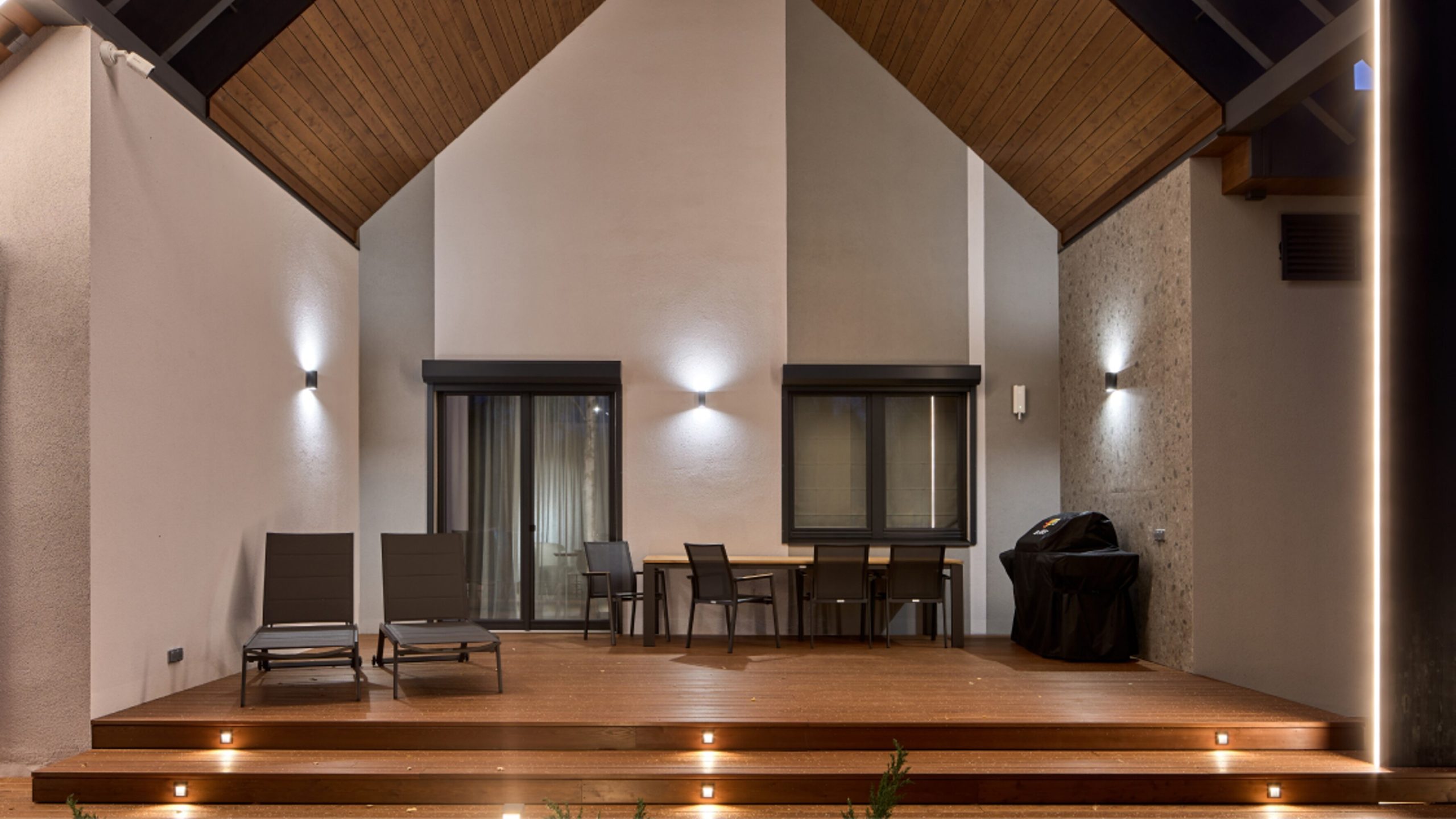 Настенный светильник (бра) Slat GU10х2 10Вт IP 54 Уличный настенный светильник Outdoor O044WL-02B — изображение 2