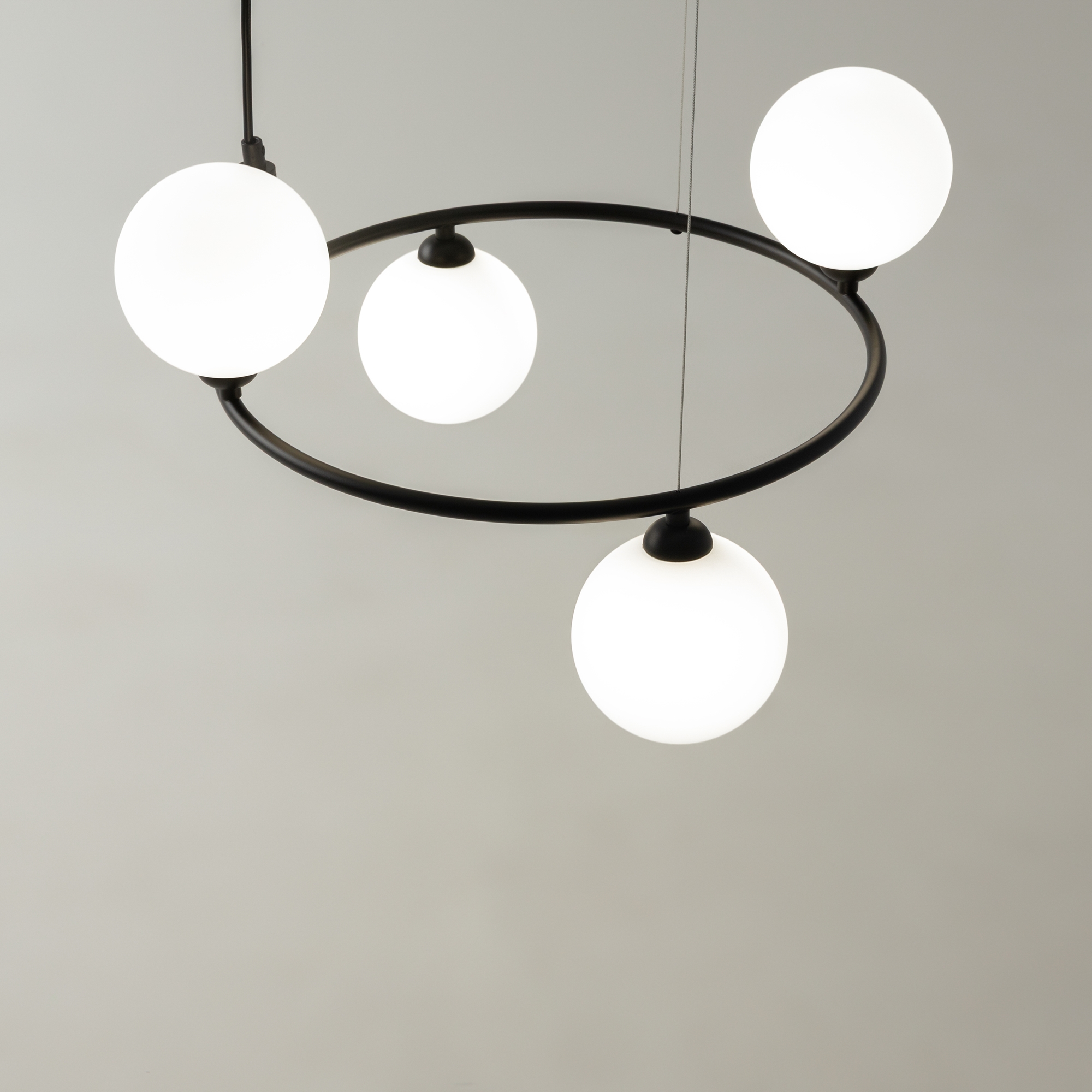 Подвесной светильник Ring G9х4 Подвесной светильник Maytoni MOD013PL-04B — изображение 4