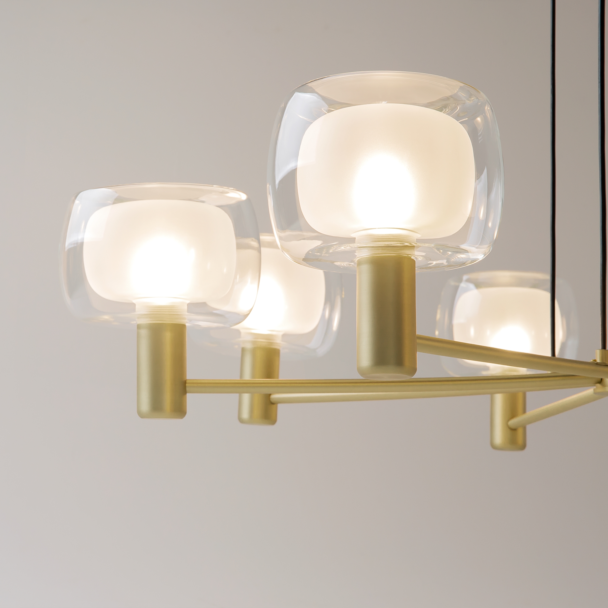 Подвесной светильник Vision E14х8 Подвесной светильник Maytoni MOD411PL-08G — изображение 3