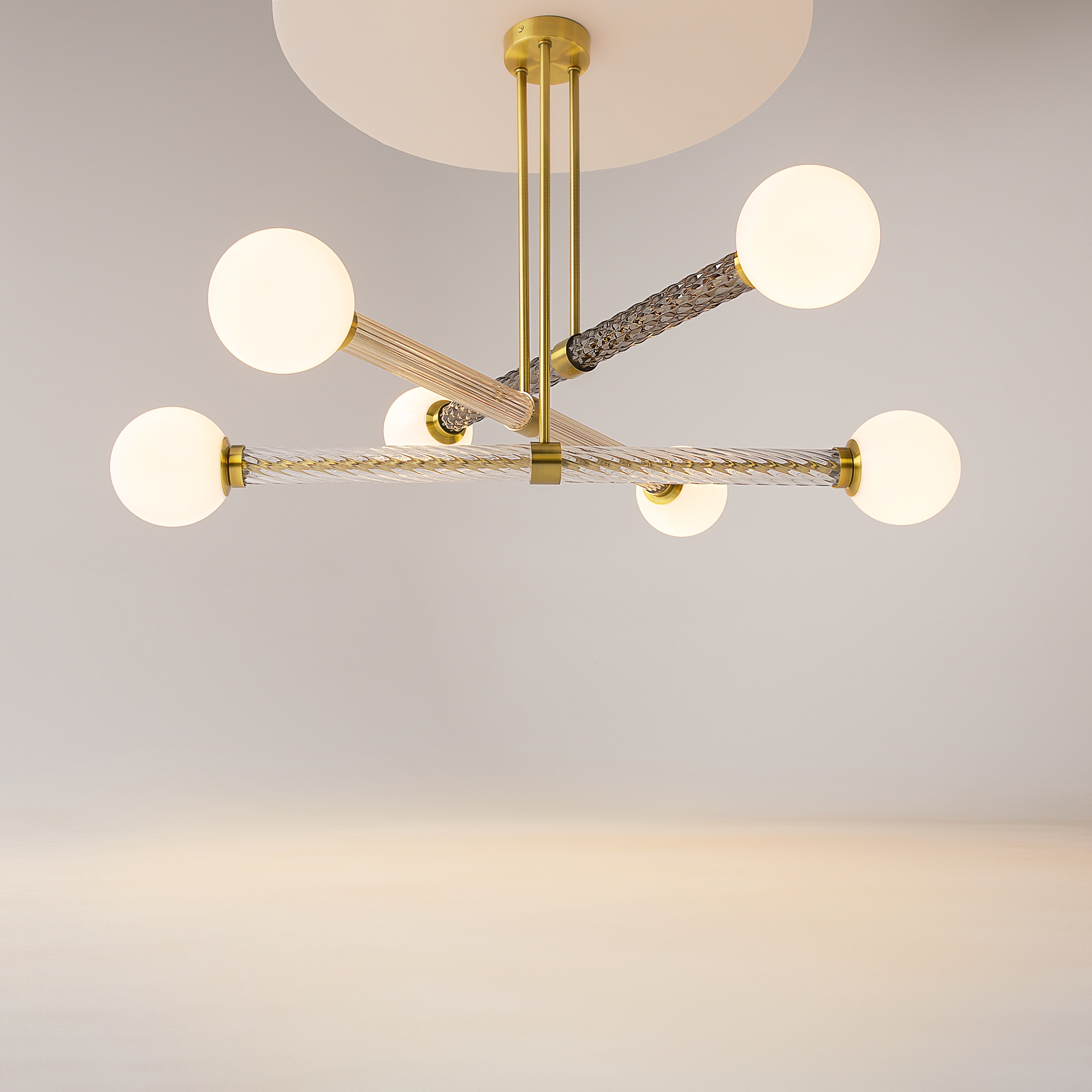 Подвесной светильник Teatro G9х6 Подвесной светильник Maytoni MOD287PL-06BS — изображение 4