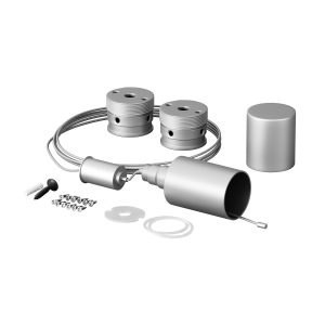 Набор для вертикального подвесного монтажа Nemo D18 серебро Комплектующие для гибкого неона Led Strip 201148