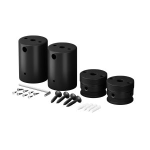 Набор для двухстороннего накладного монтажа Nemo D18 черный Комплектующие для гибкого неона Led Strip 201154