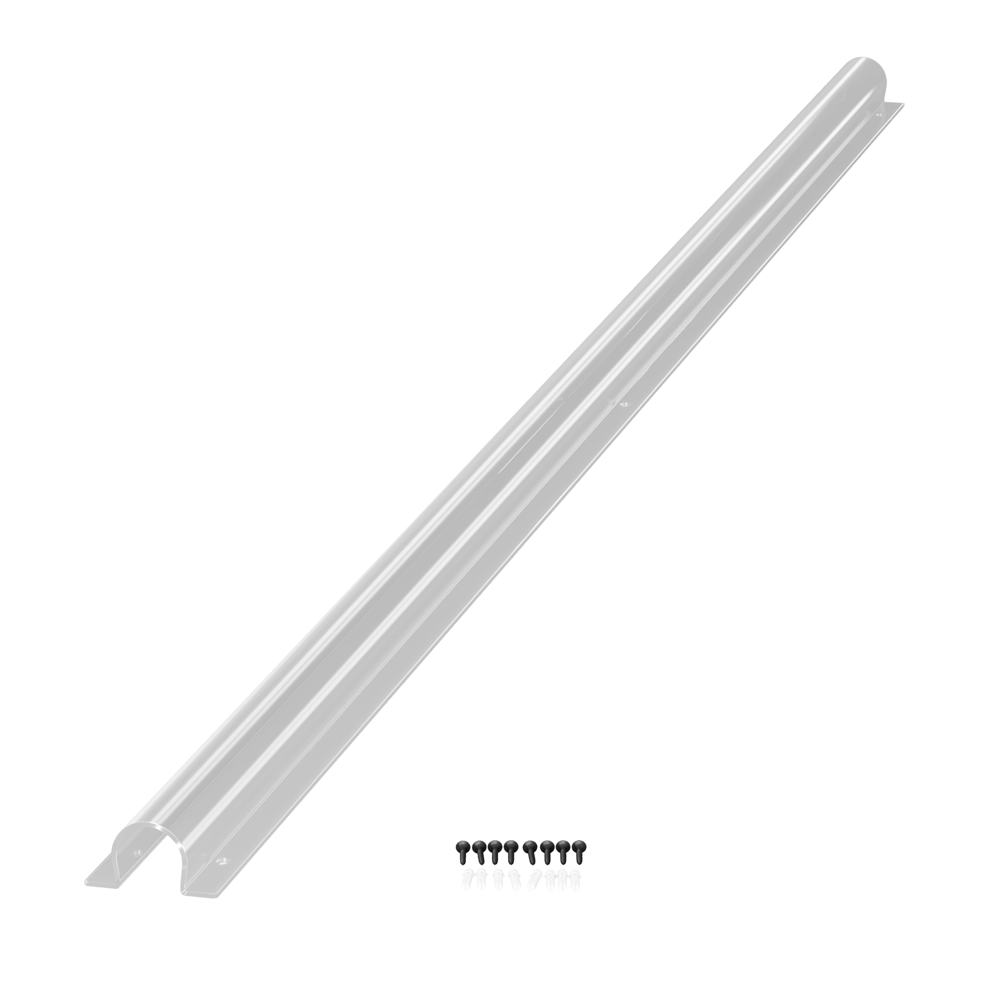 Профиль для горизонтального накладного монтажа Nemo D18 1м Профиль Led Strip 201158