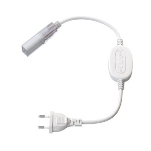 Коннектор питания с сетевой вилкой для светодиодной ленты 220В  201205 Комплектующие к светодиодной ленте с токоведущими элементами Led Strip 201205