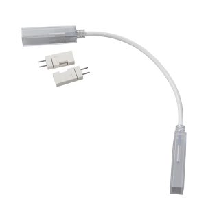 Двусторонний коннектор с проводом для  светодиодной ленты 220В 201206 Комплектующие к светодиодной ленте с токоведущими элементами Led Strip 201206