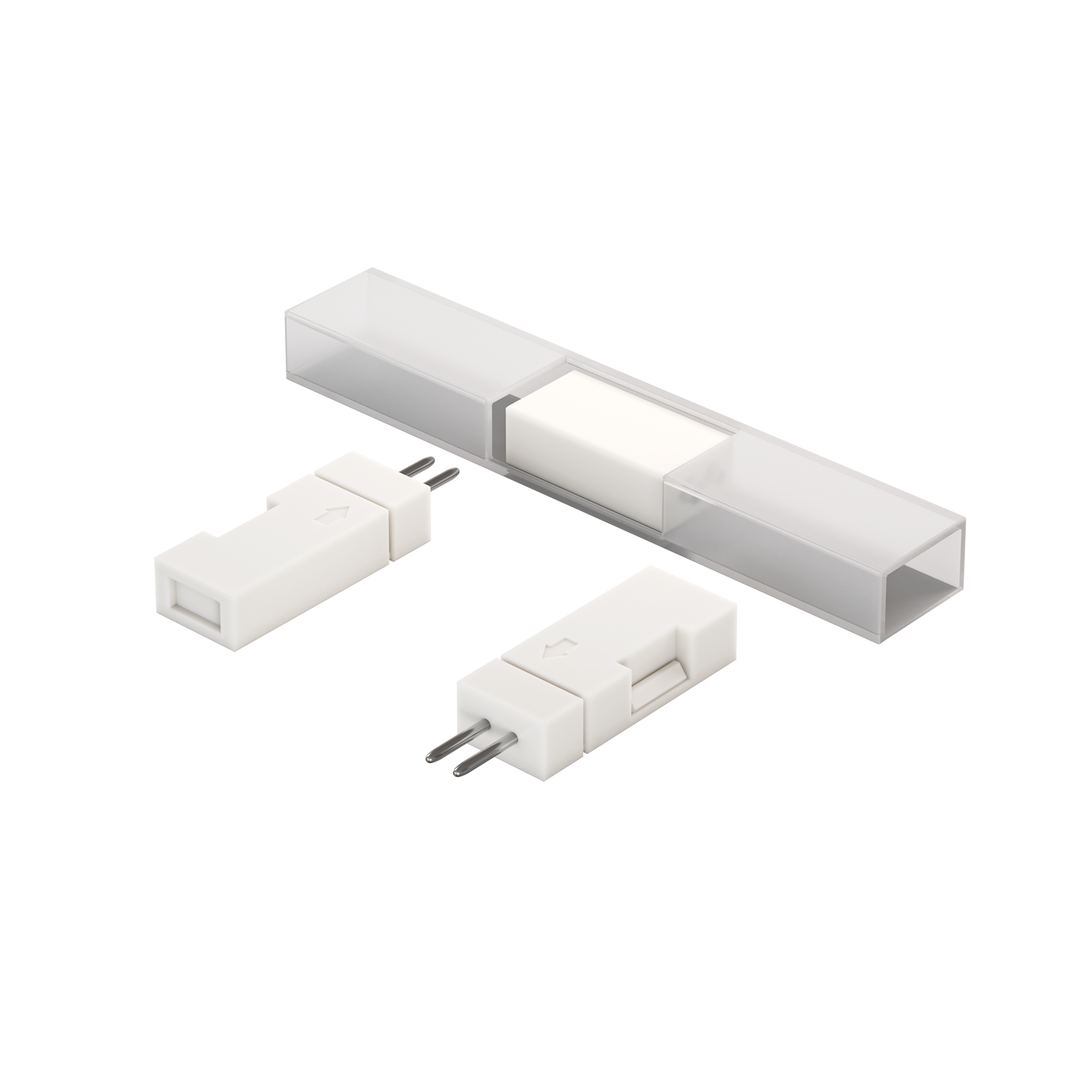 Двусторонний коннектор соединительный для светодиодной ленты 220В 5 шт. 201207 Комплектующие к светодиодной ленте с токоведущими элементами Led Strip 201207