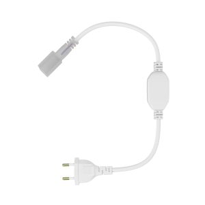 Коннектор питания с сетевой вилкой для гибкого неона AC220V 25x13 мм Комплектующие для гибкого неона Led Strip 201236