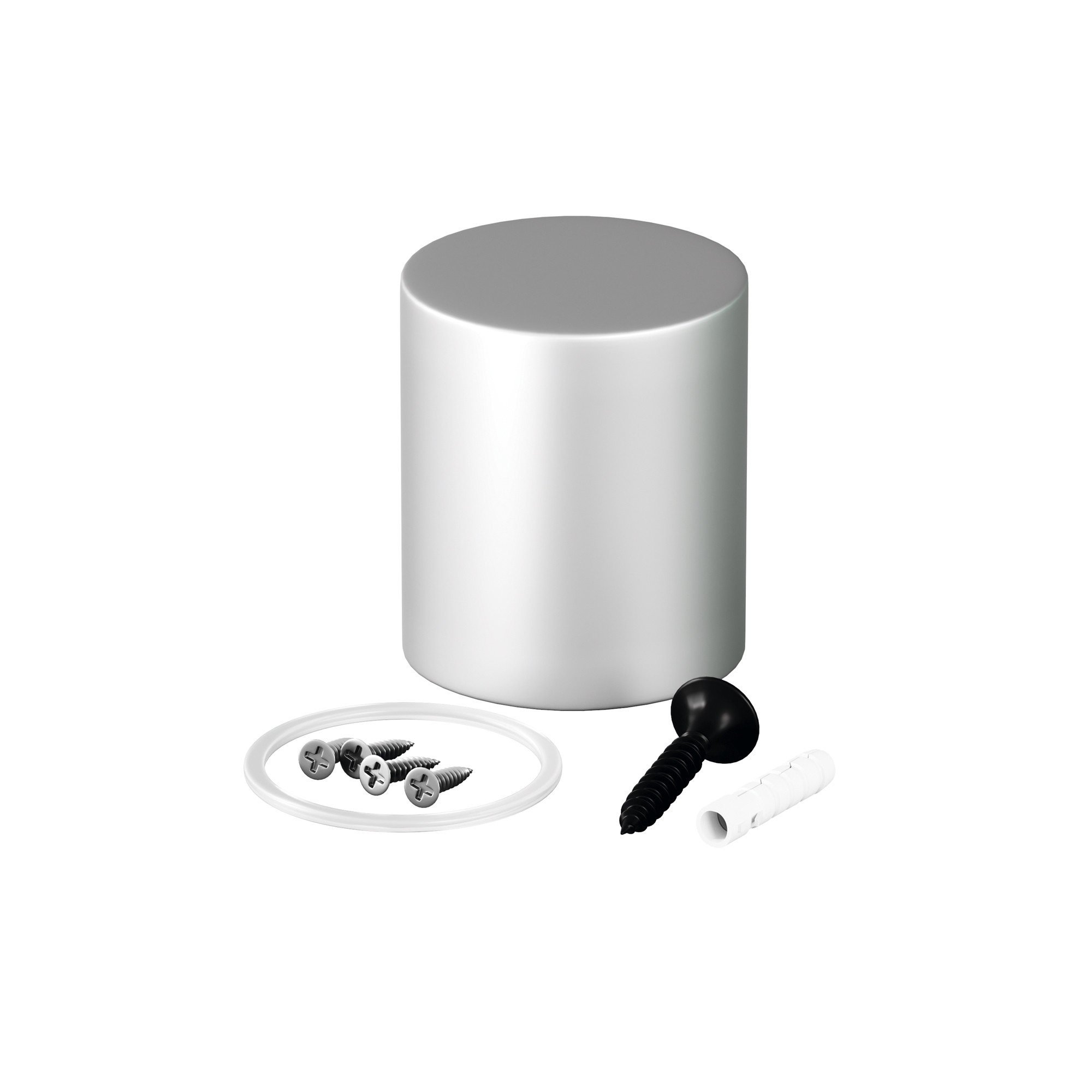 Торцевая металлическая заглушка Nemo D25 серебро Комплектующие для гибкого неона Led Strip 20316