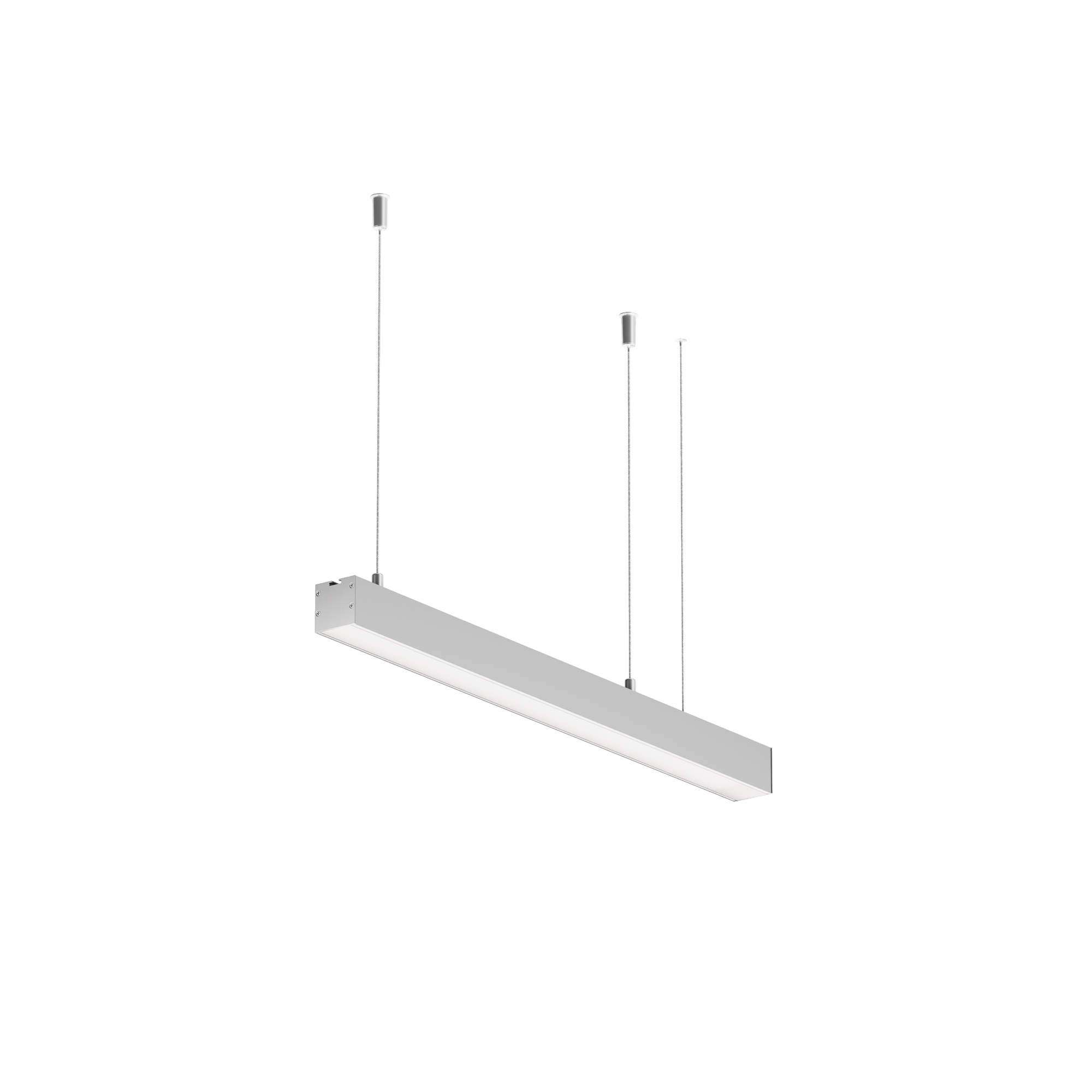 Линейный светильник подвесной 3000K 35x35 (Серебро