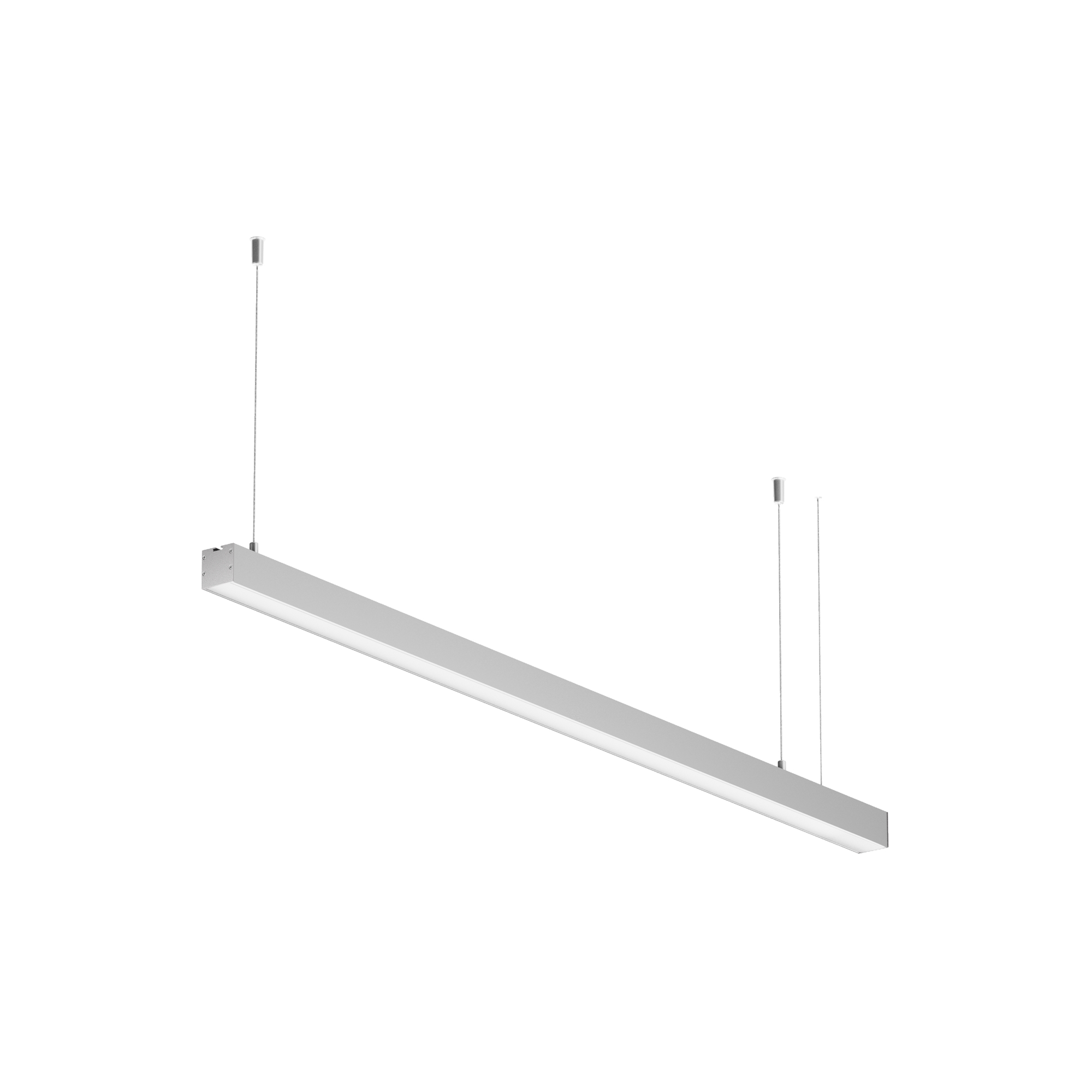 Линейный светильник подвесной 4000K 35x35 (Серебро