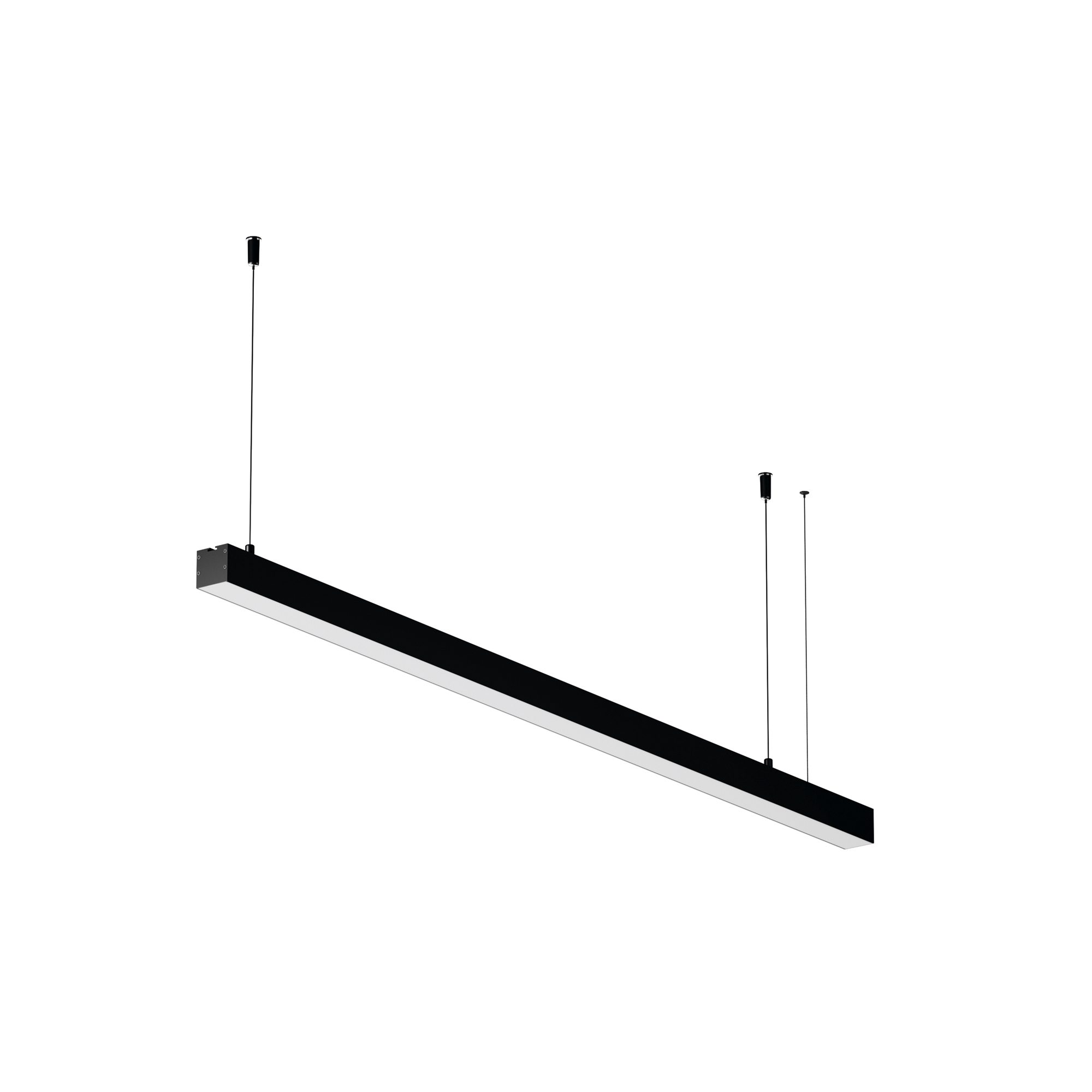Линейный светильник подвесной 3000K 35x35 ( Черный