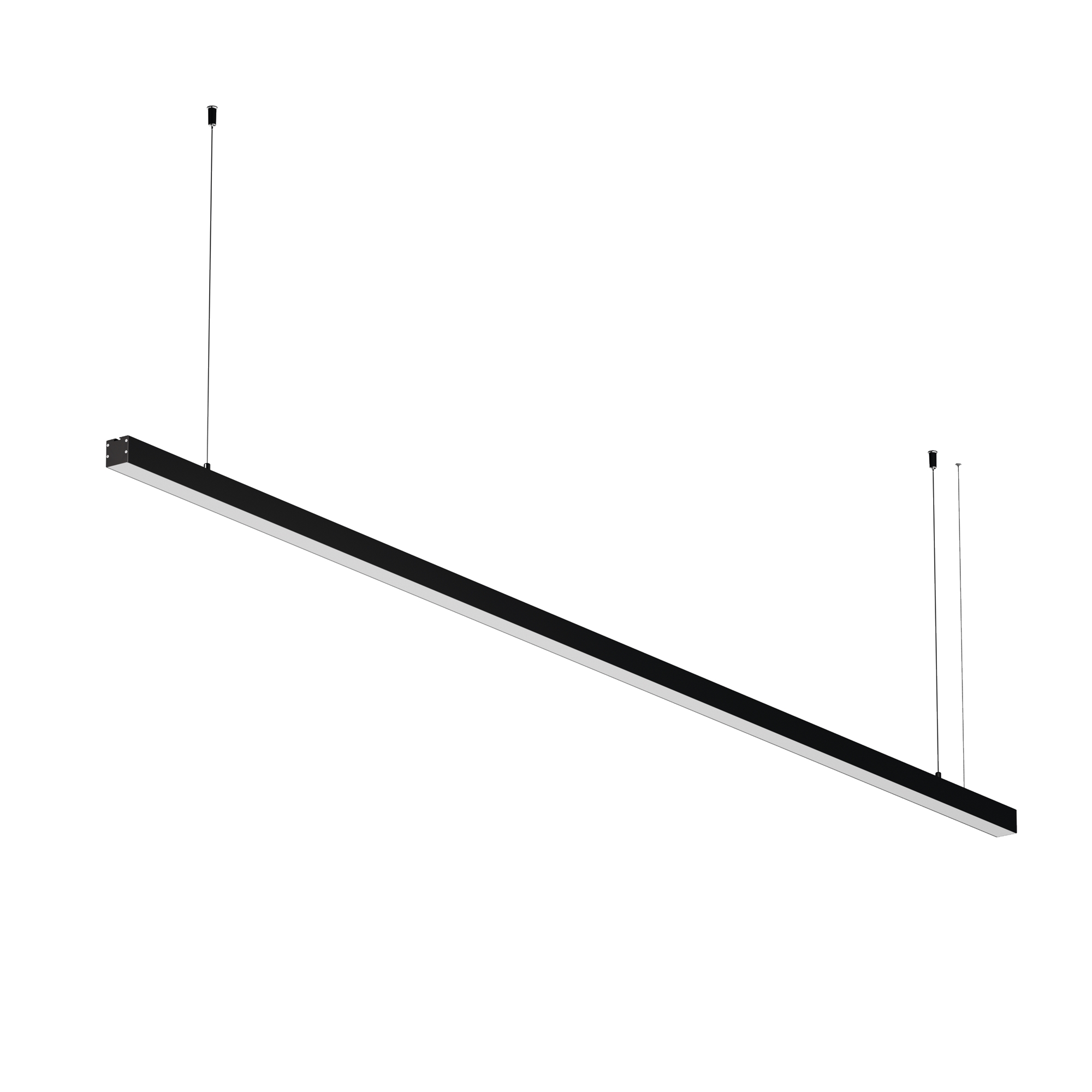 Линейный светильник подвесной 3000K 35x35 ( Черный