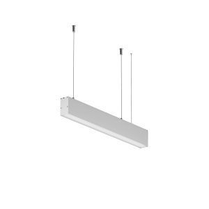 Линейный светильник подвесной 3000K 35x67 (Серебро