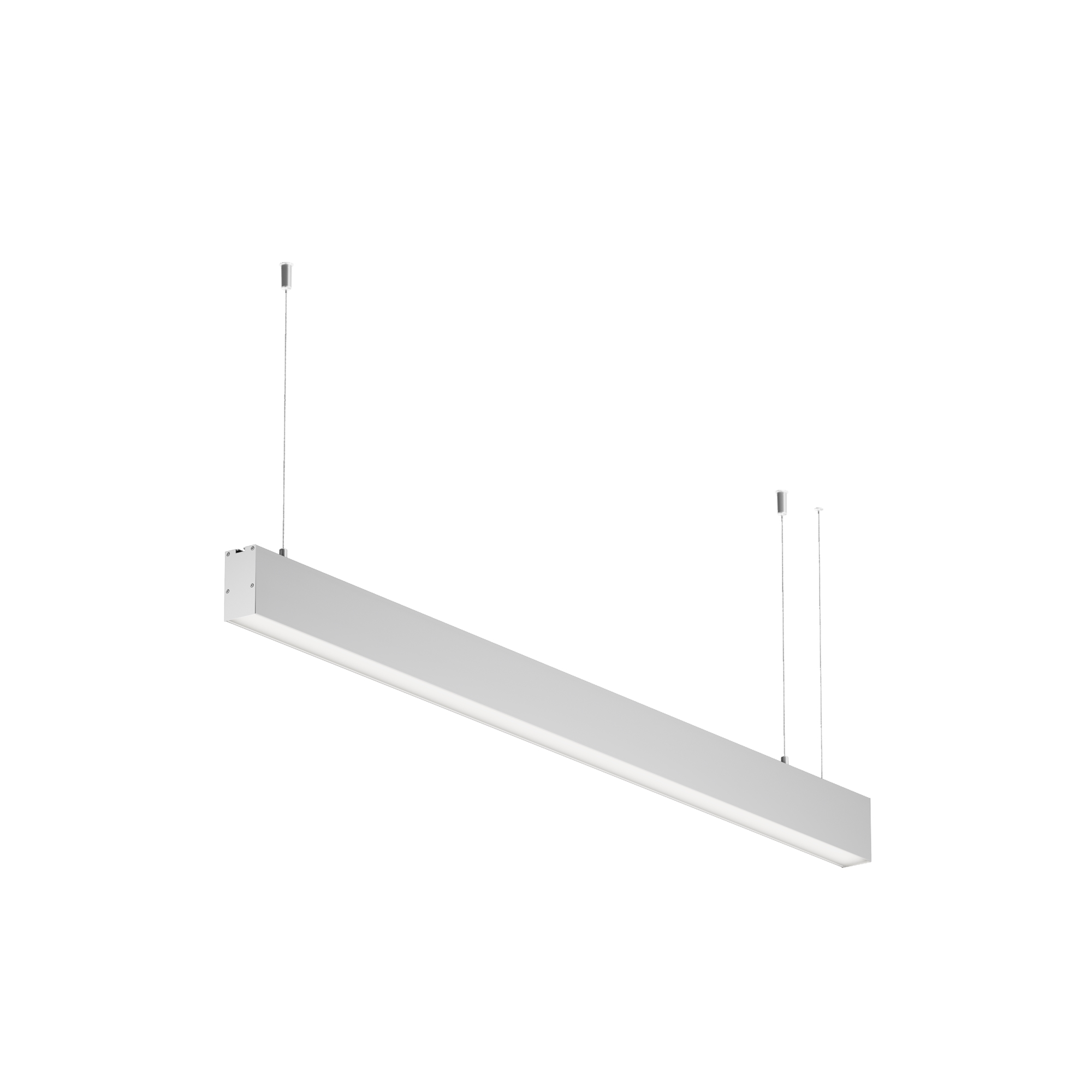 Линейный светильник подвесной 3000K 35x67 (Серебро