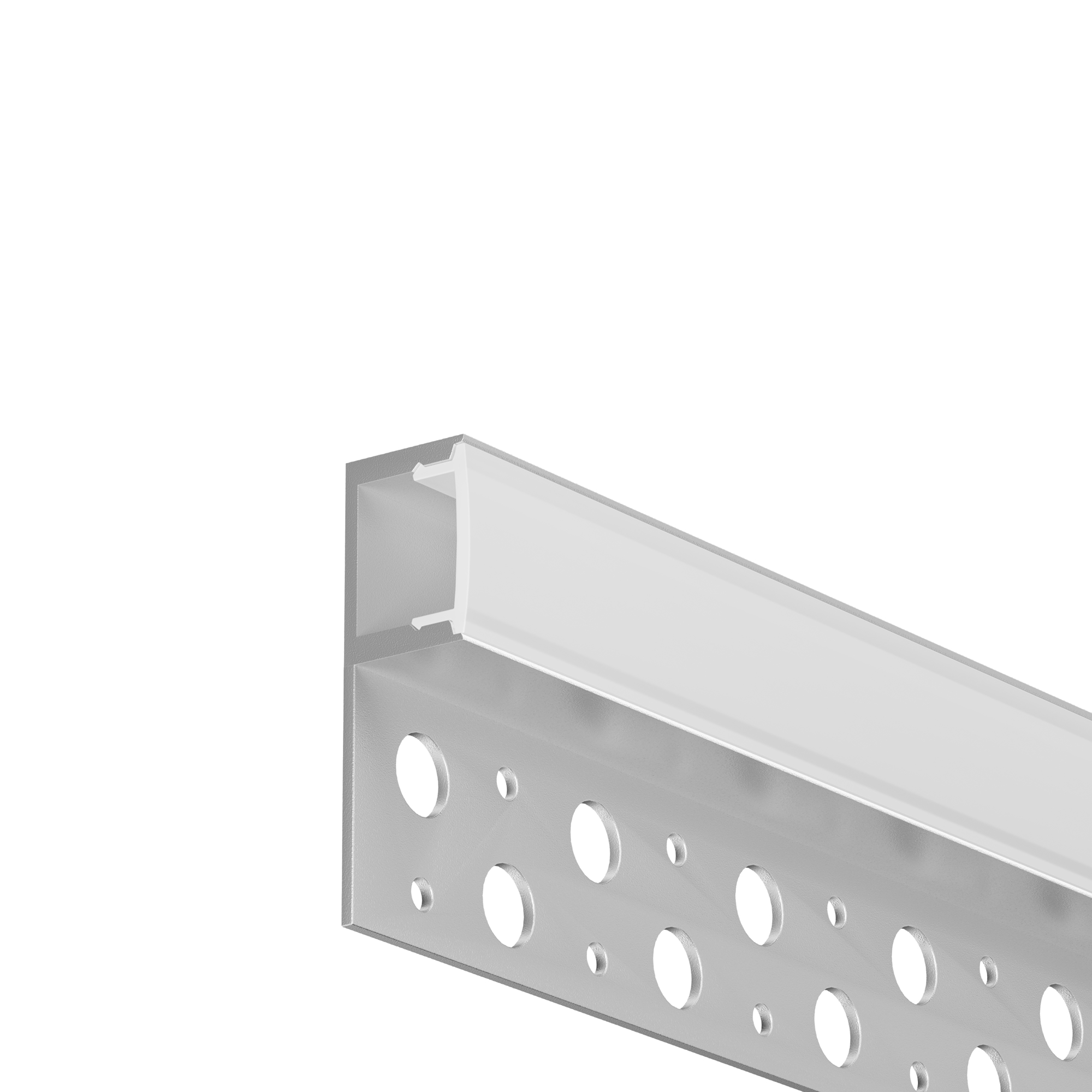 Алюминиевый профиль встраиваемый ALM-3611-S-2M Профиль Led Strip 636001