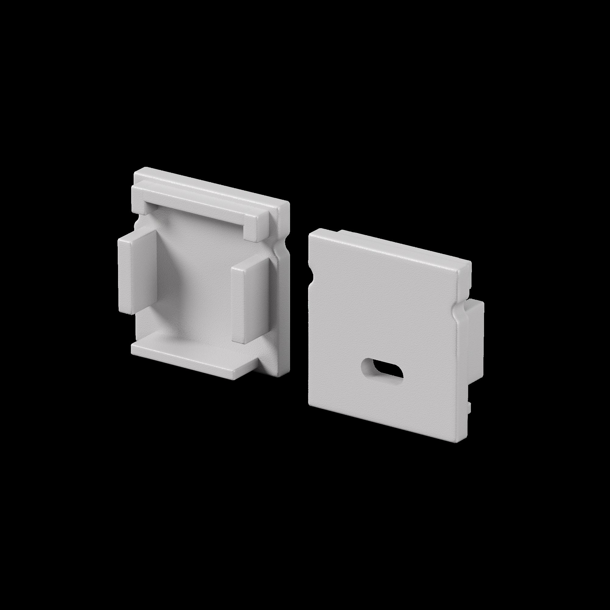 Комплект заглушек (для профиля 20×20) 2 шт.