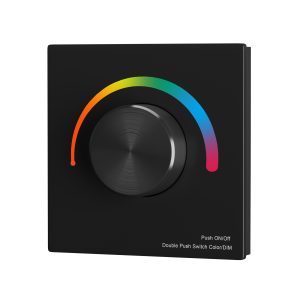 Роторная панель управления RF трехканальное 12-48VDC RGB Роторная панель управления Lighting control 711028