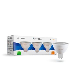 Светодиодная лампа Simple MR16 7W 2800K 38° GU5.3 (7178) Лампочка Voltega 7178