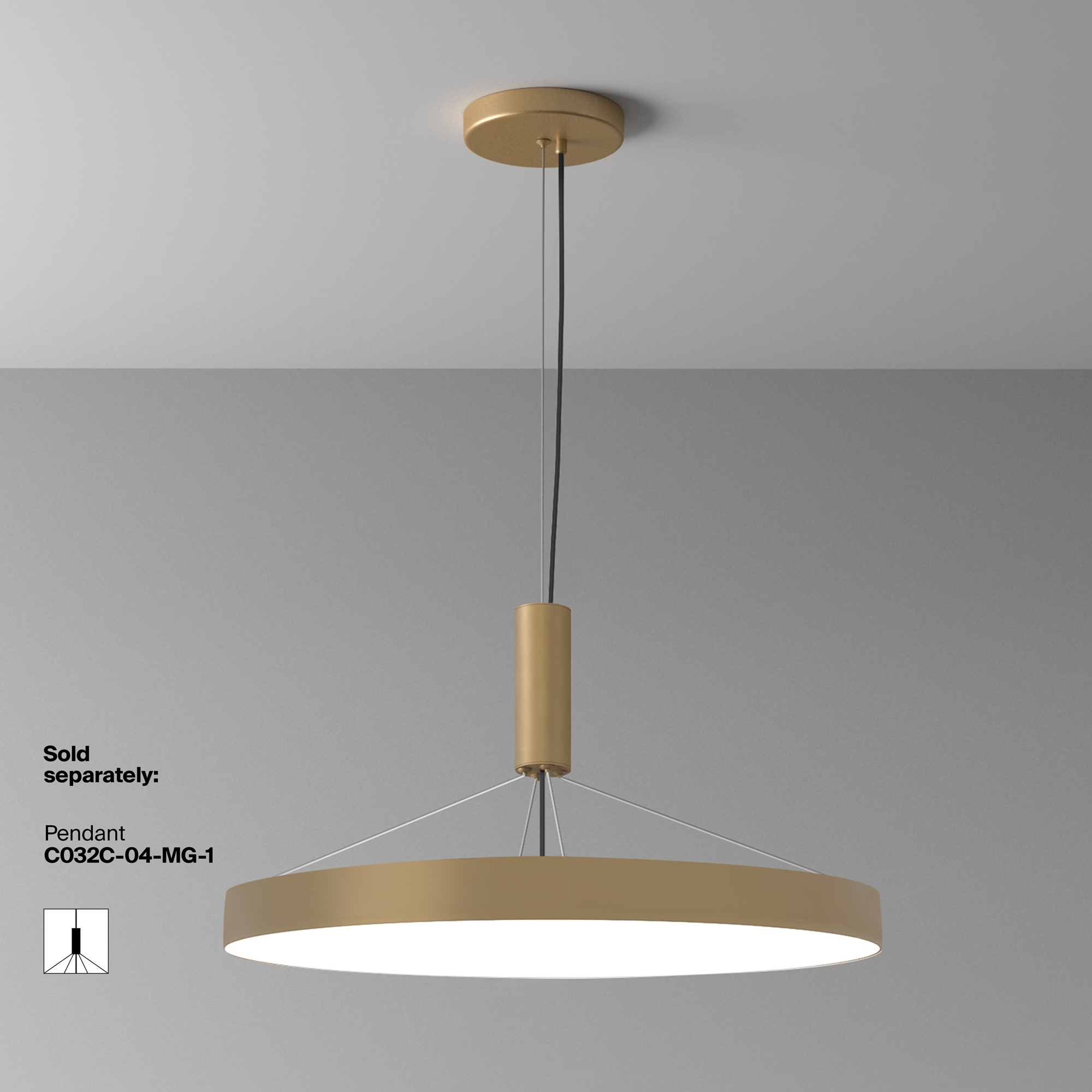 Потолочный светильник Zon 4000K 90W 120° Потолочный светильник Technical C032CL-90W4K-RD-MG — изображение 3