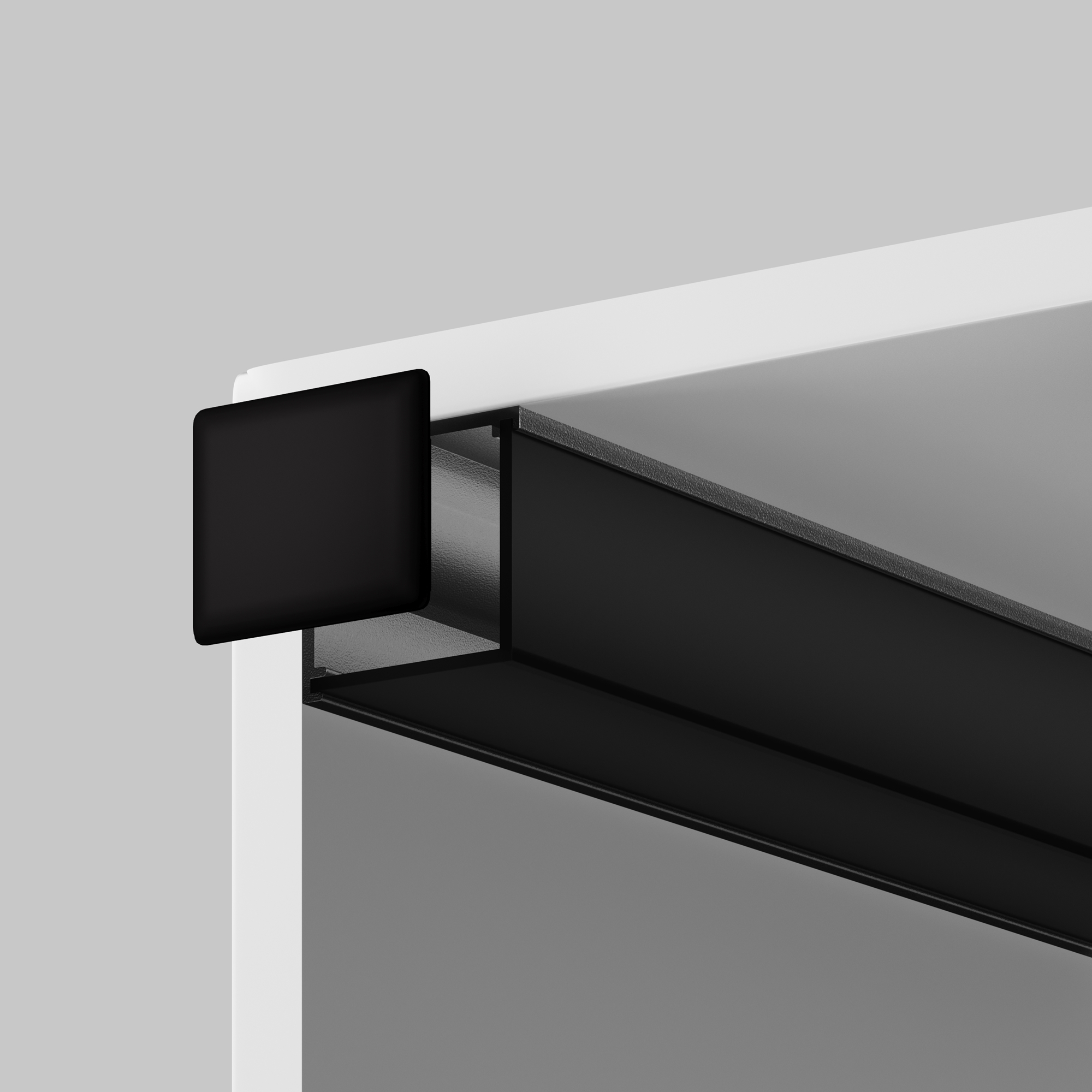 Комплект заглушек (для профиля 16×16) 2 шт., ALM-1616S-B-EC 642030 Комплектующие для профиля Led Strip 642030 — изображение 3