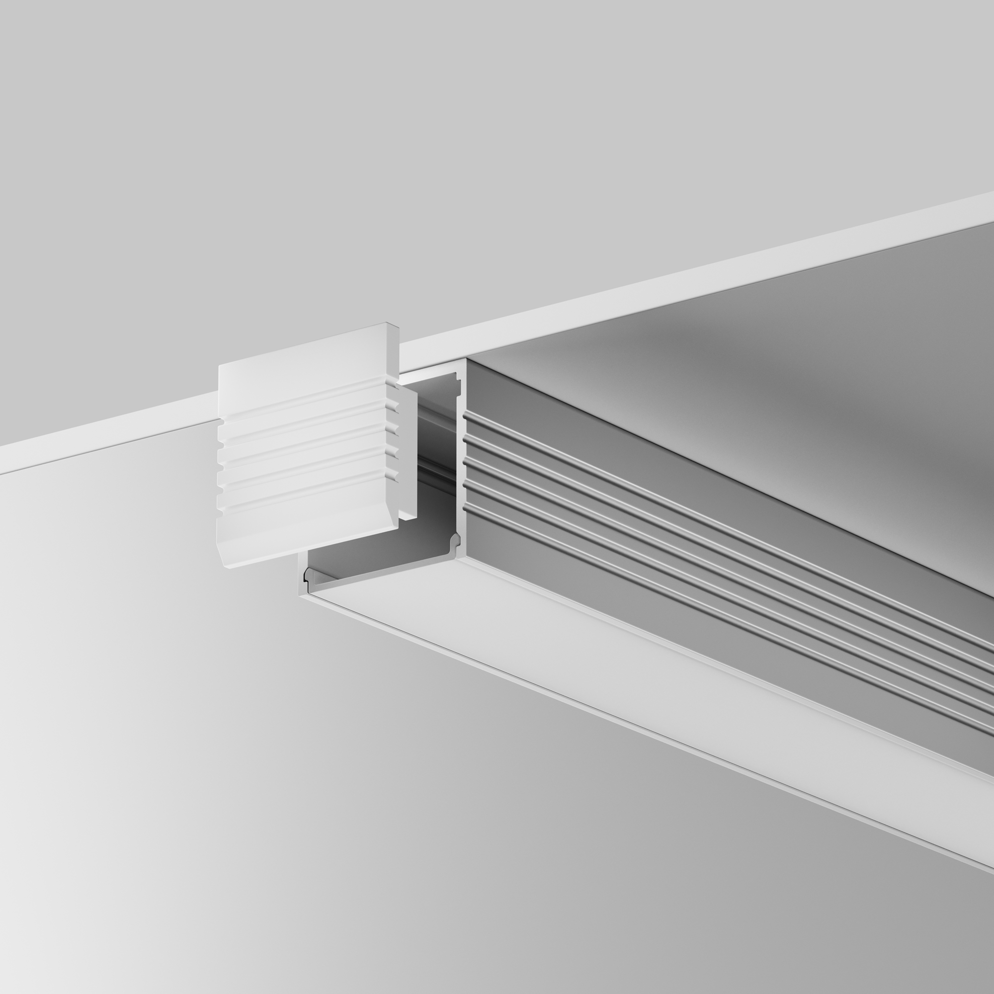 Комплект заглушек (для профиля 35×35) 2 шт., ALM-3535A-S-EC 642033 Комплектующие для профиля Led Strip 642033 — изображение 3