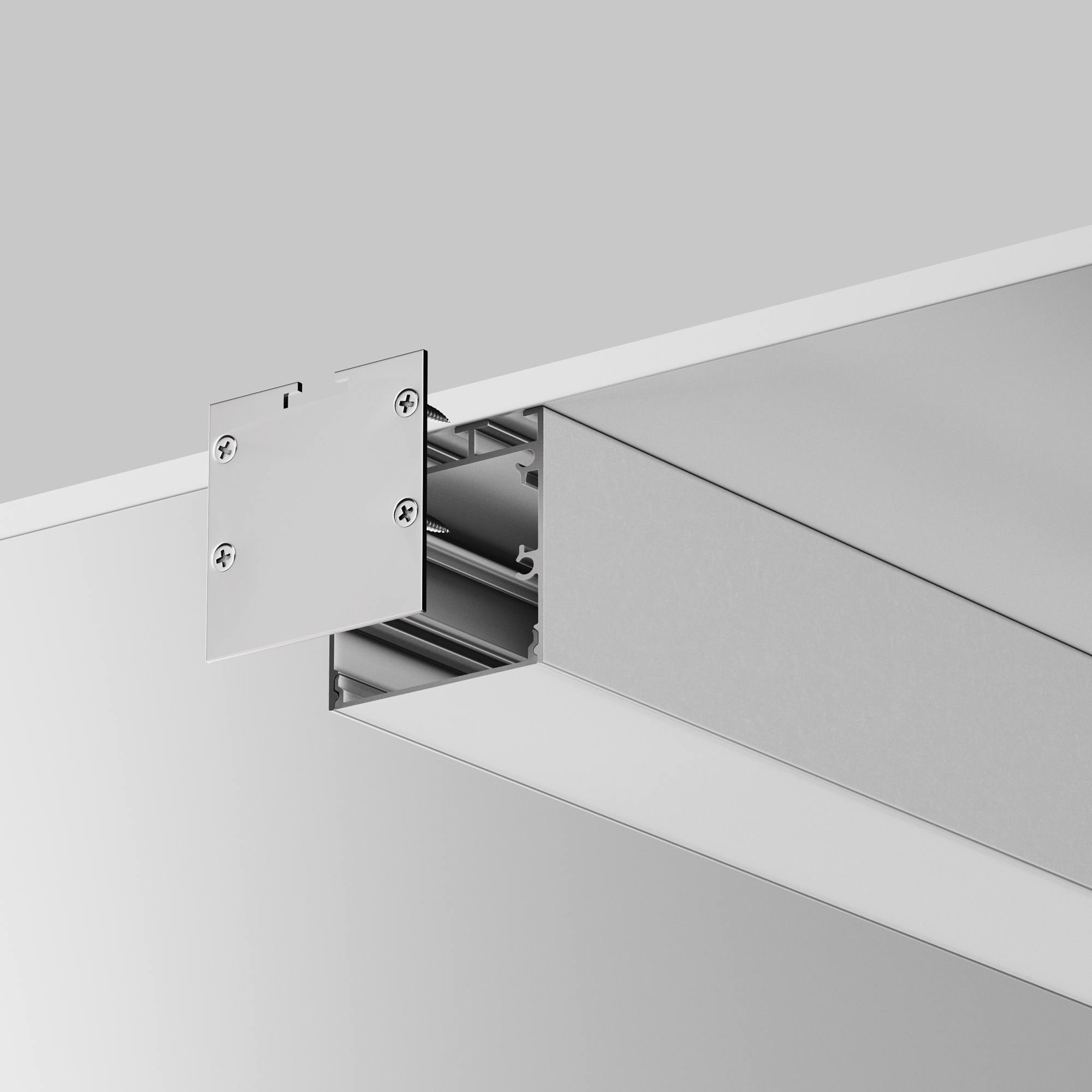 Комплект заглушек (для профиля 35×35) 2 шт., ALM-35-S-EC 642037 Комплектующие для профиля Led Strip 642037 — изображение 3