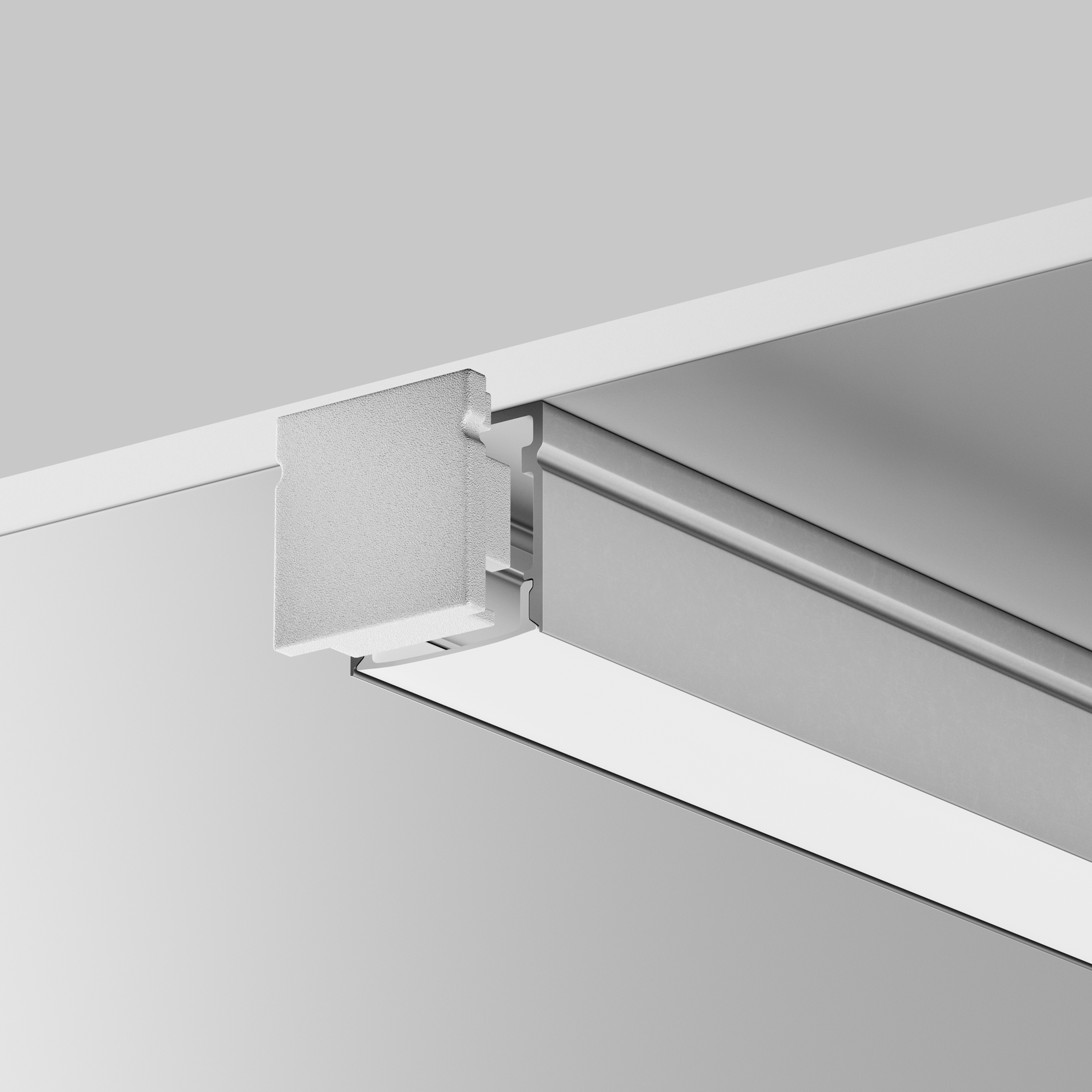Комплект заглушек (для профиля 20×20) 2 шт., ALM-2020-EC 642072 Комплектующие для профиля Led Strip 642072 — изображение 3