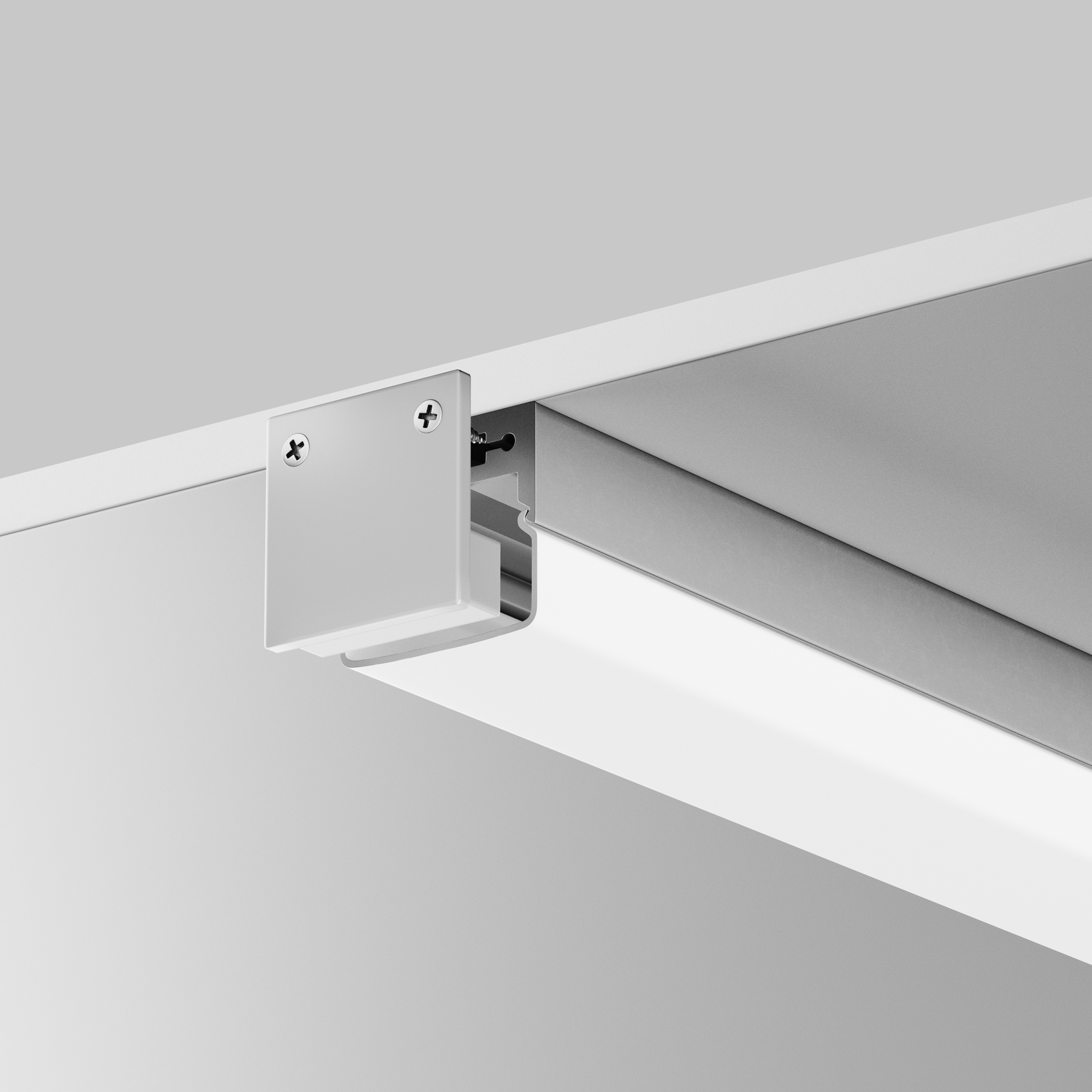 Комплект заглушек (для профиля 20×20) 2 шт., ALM-2020B-EC 642077 Комплектующие для профиля Led Strip 642077 — изображение 3