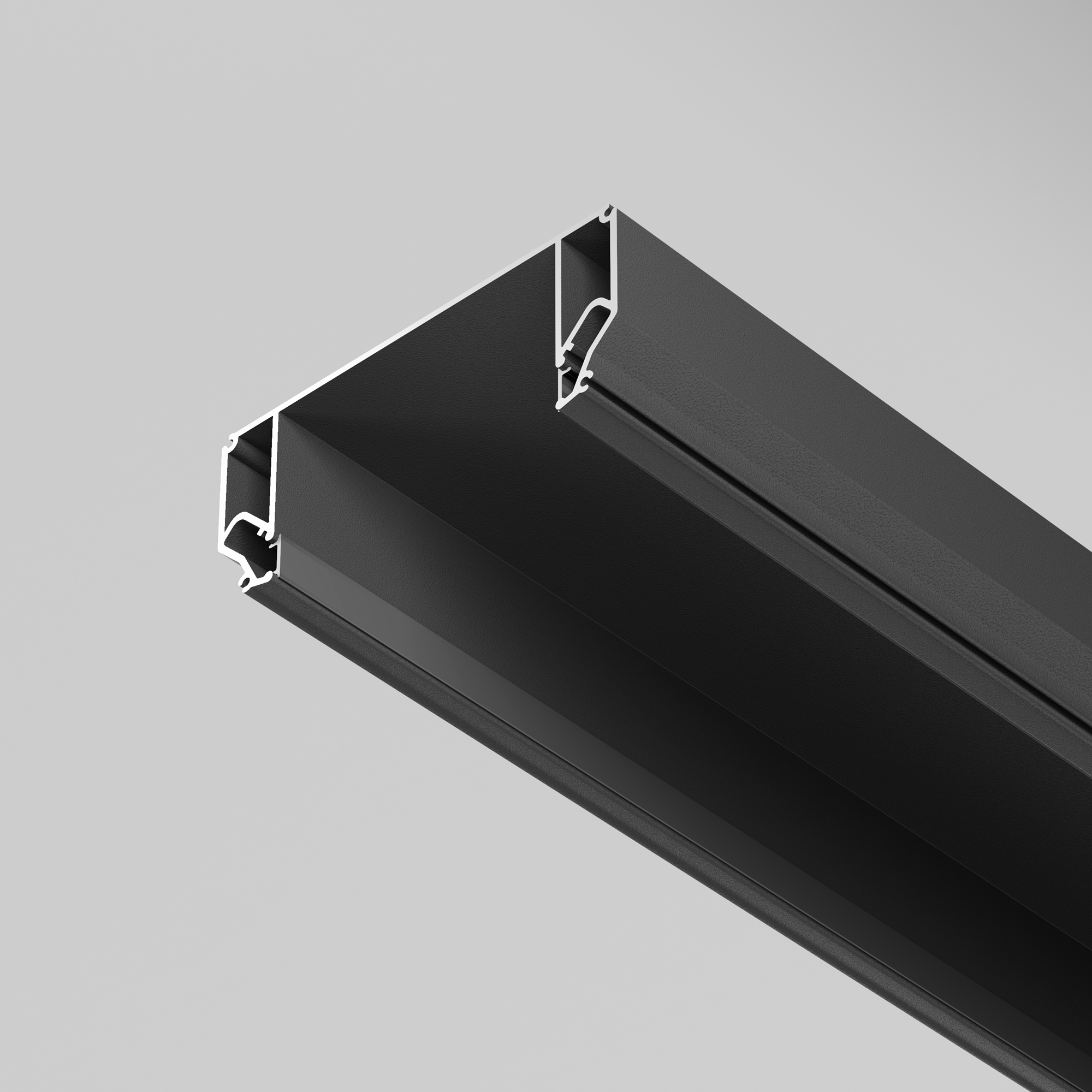 Вставка - заглушка 4м. для профиля ALM-9940-SC Комплектующие для профиля Technical ALM012-SC-B — изображение 3